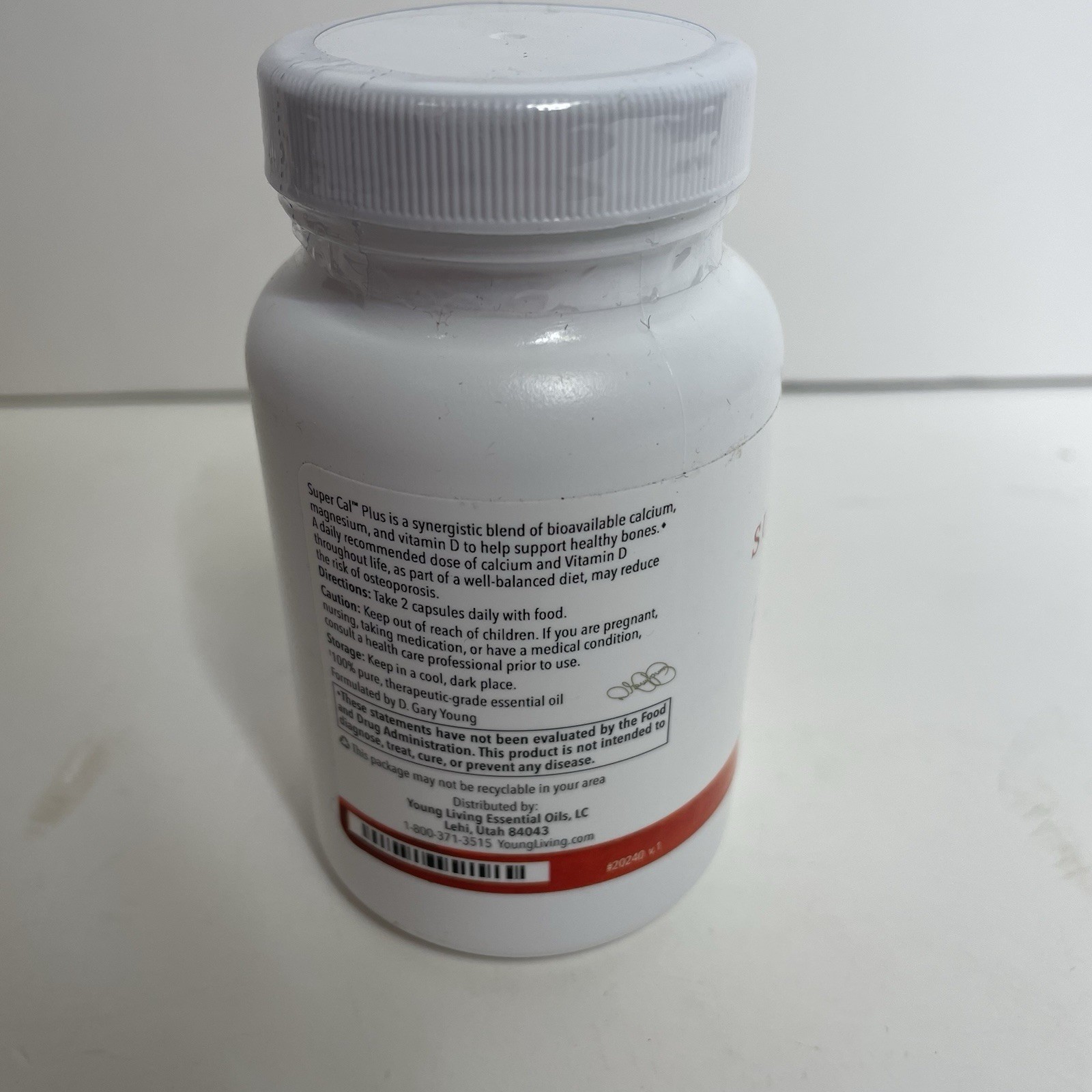 Young Living Essential Oils Super Cal Plus 60 Capsules NEW