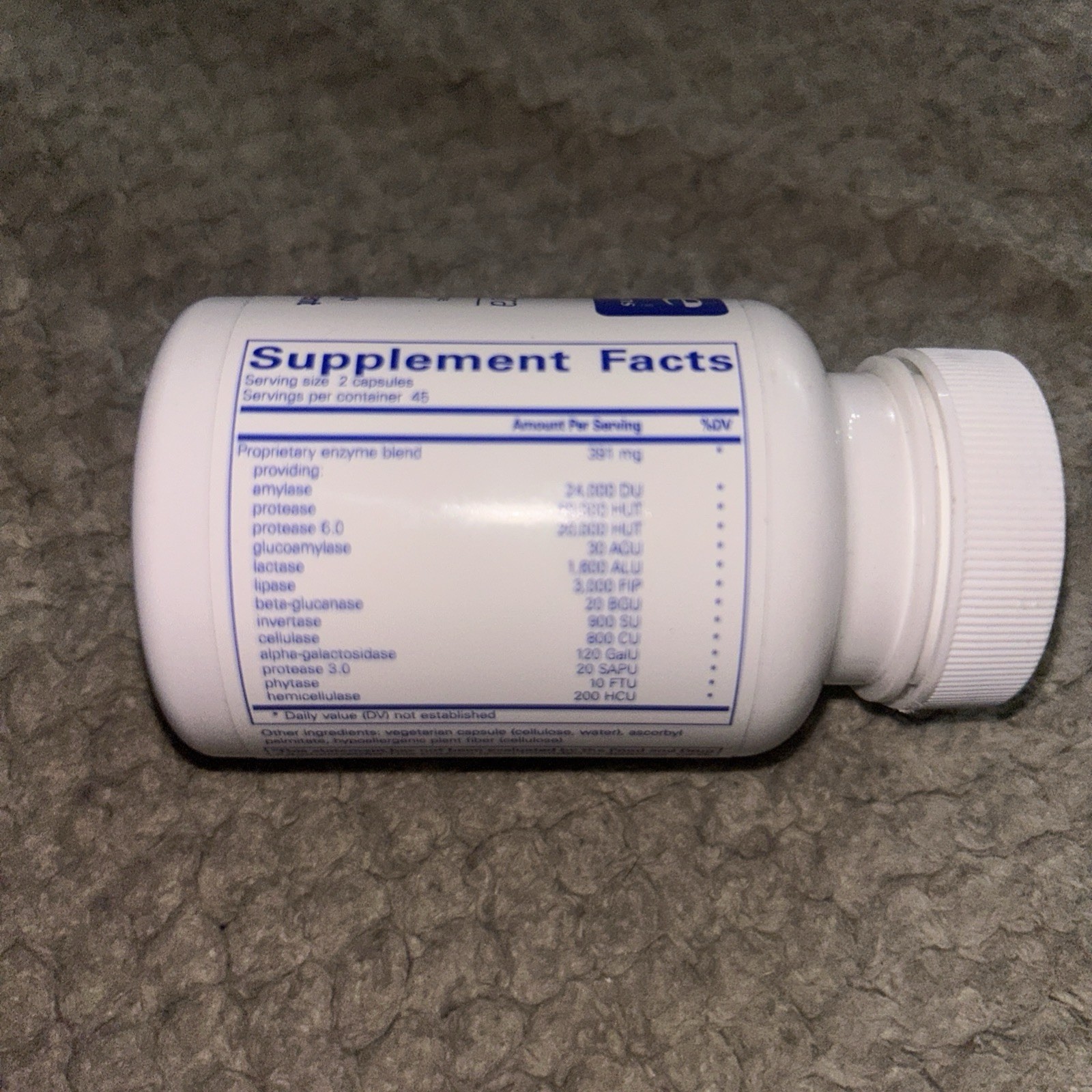 Pure Encapsulations Digestive Enzymes Ultra 90 Capsules EXP 11/2026