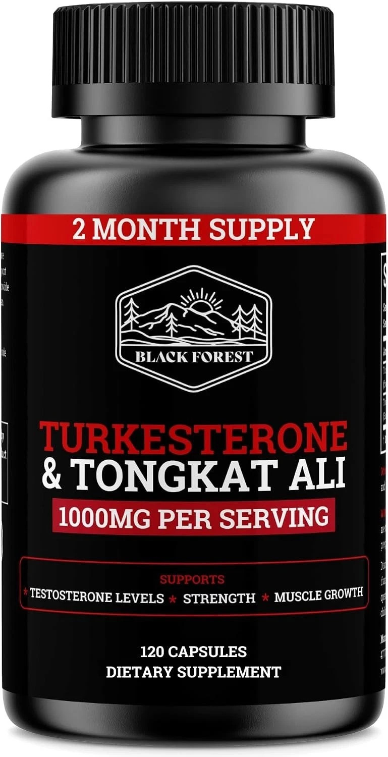 Black Forest Turkesterone Supplement 500mg Capsule (Max Purity 95% Extract)