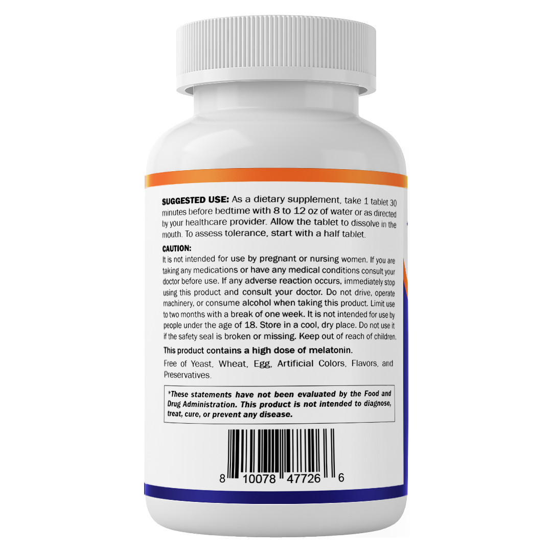 Vitamatic Fast Dissolve Melatonin Complex 40 mg – Natural Berry Flavor – 180 Tab