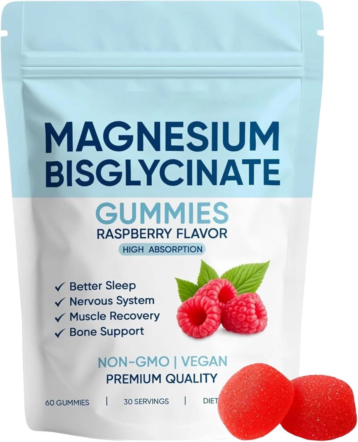 Spnutrition Magnesium Bisglycinate Gummies, with 400Mg Magnesium Bisglycinate Ch