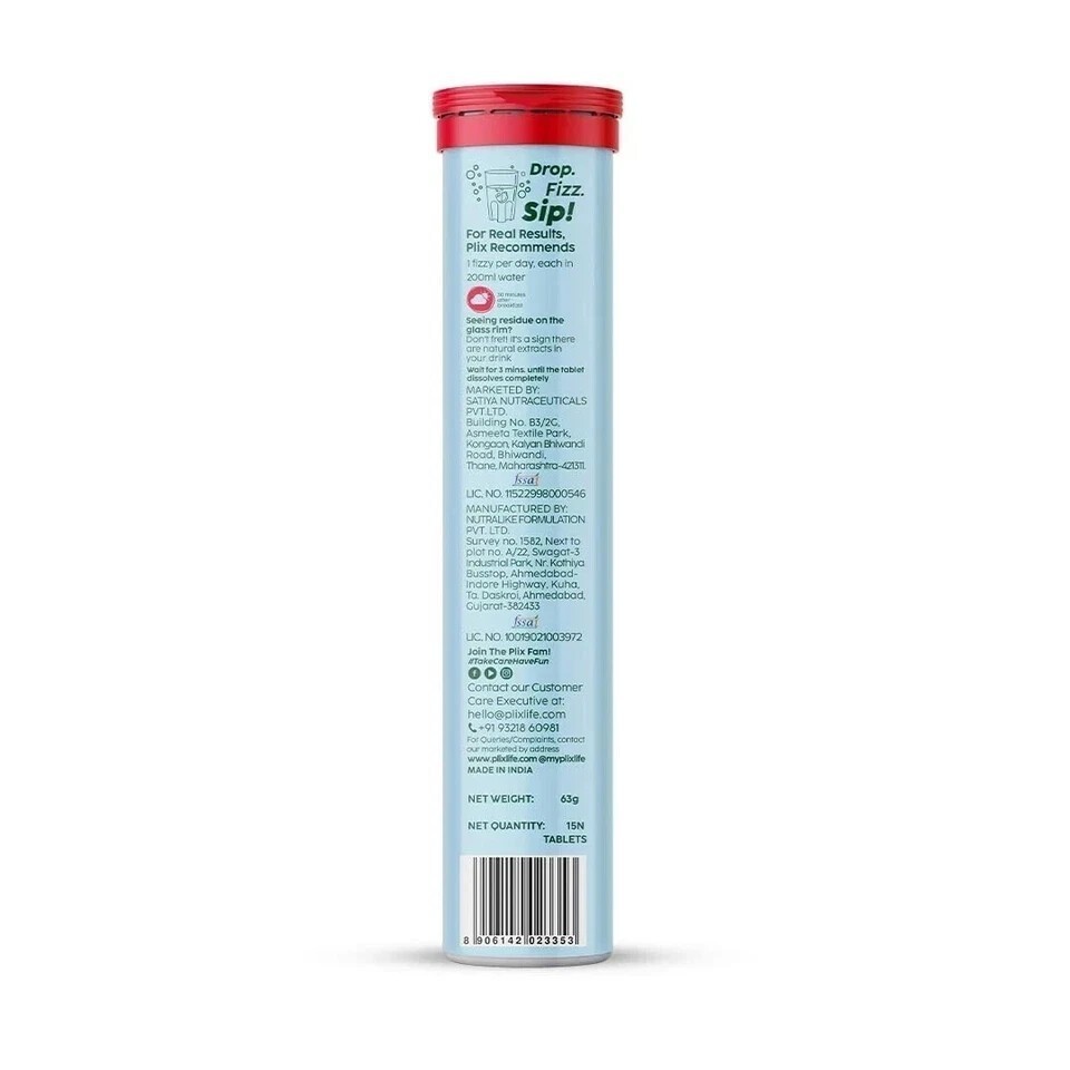 PLIX Multivitamin + Apple Cider Vinegar- 15 Tablets Pack Of 4 -(Apple Burst) f98