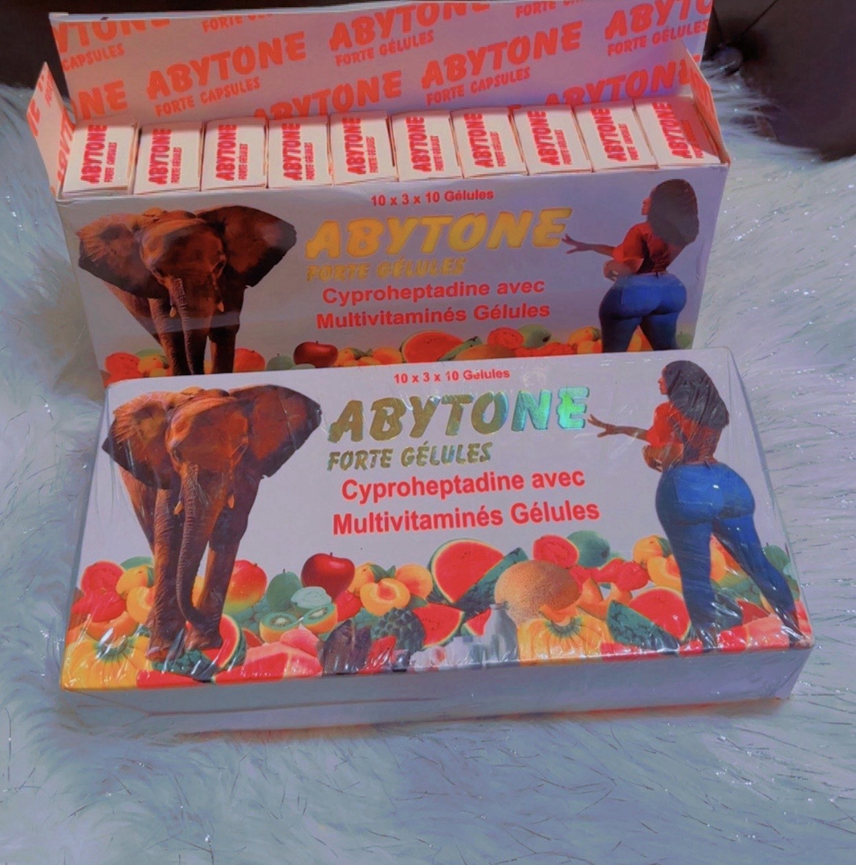 ABYTONE FORTUE MULTIVITAMINS CAPSULES BIGGER BUTT AND HIPS 10x3x10. USA SELLER