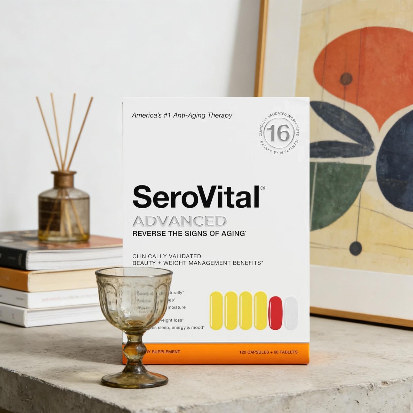 SeroVital Advanced Dietary Supplement 120 Capsules + 60 Tablets