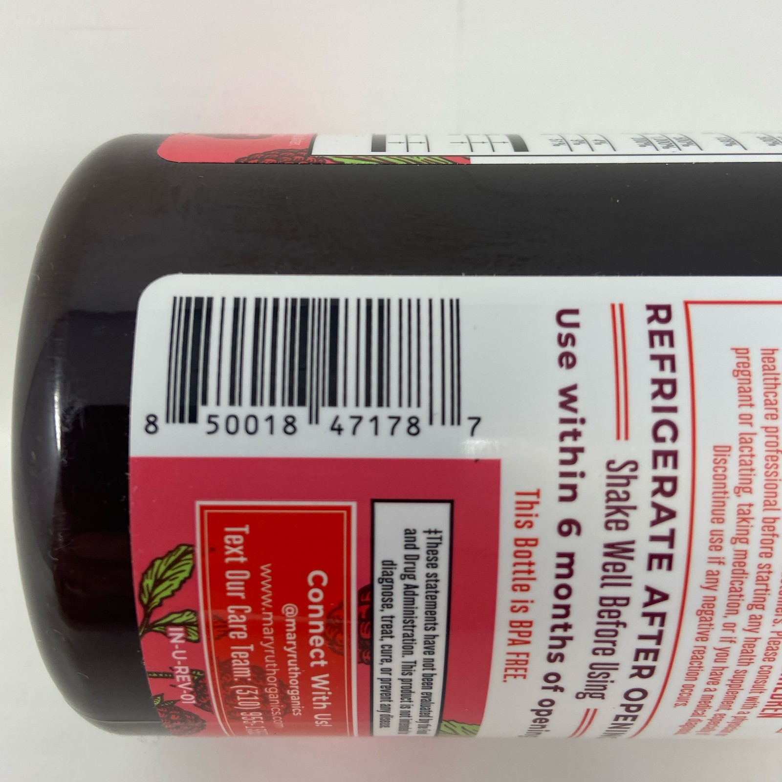 MaryRuth’s Liquid Morning Vegan Multivitamin Raspberry 15.22 fl oz