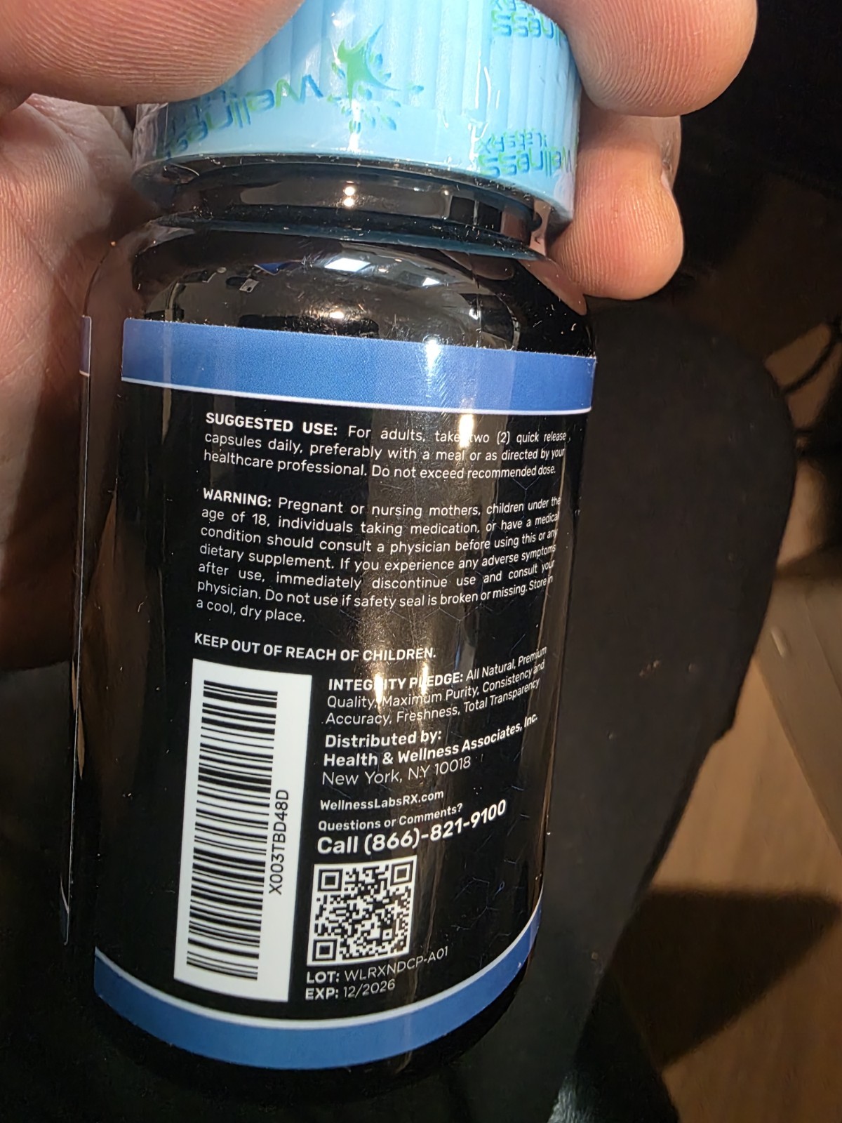 2 X WELLNESS LABSRX Liposomal NAD Supplement, 1500mg – USA Made, NAD Resveratrol