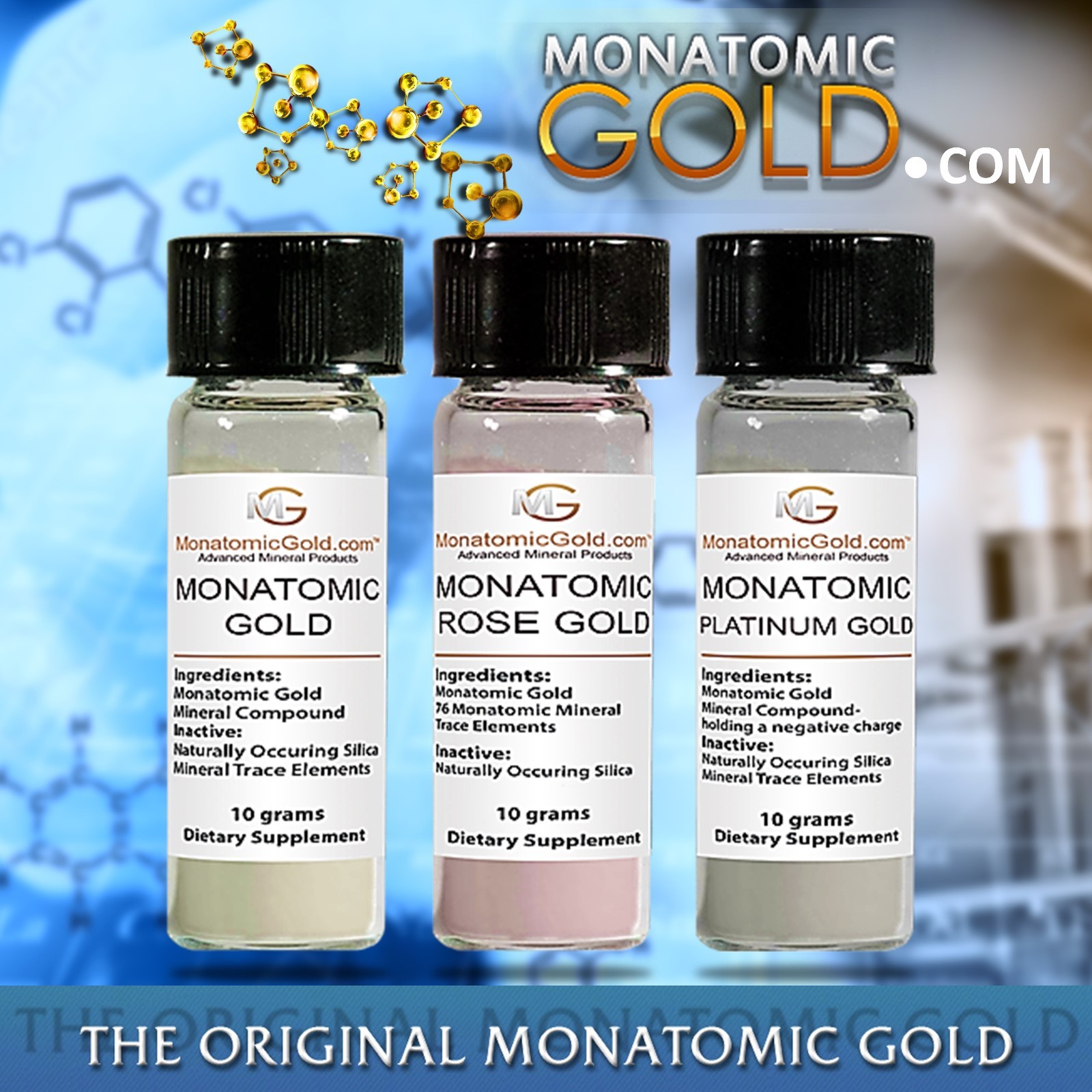MONATOMIC GOLD *ORMUS* WHITE POWDER GOLD* 300mg Caps MONOATOMIC GOLD Andara M-5