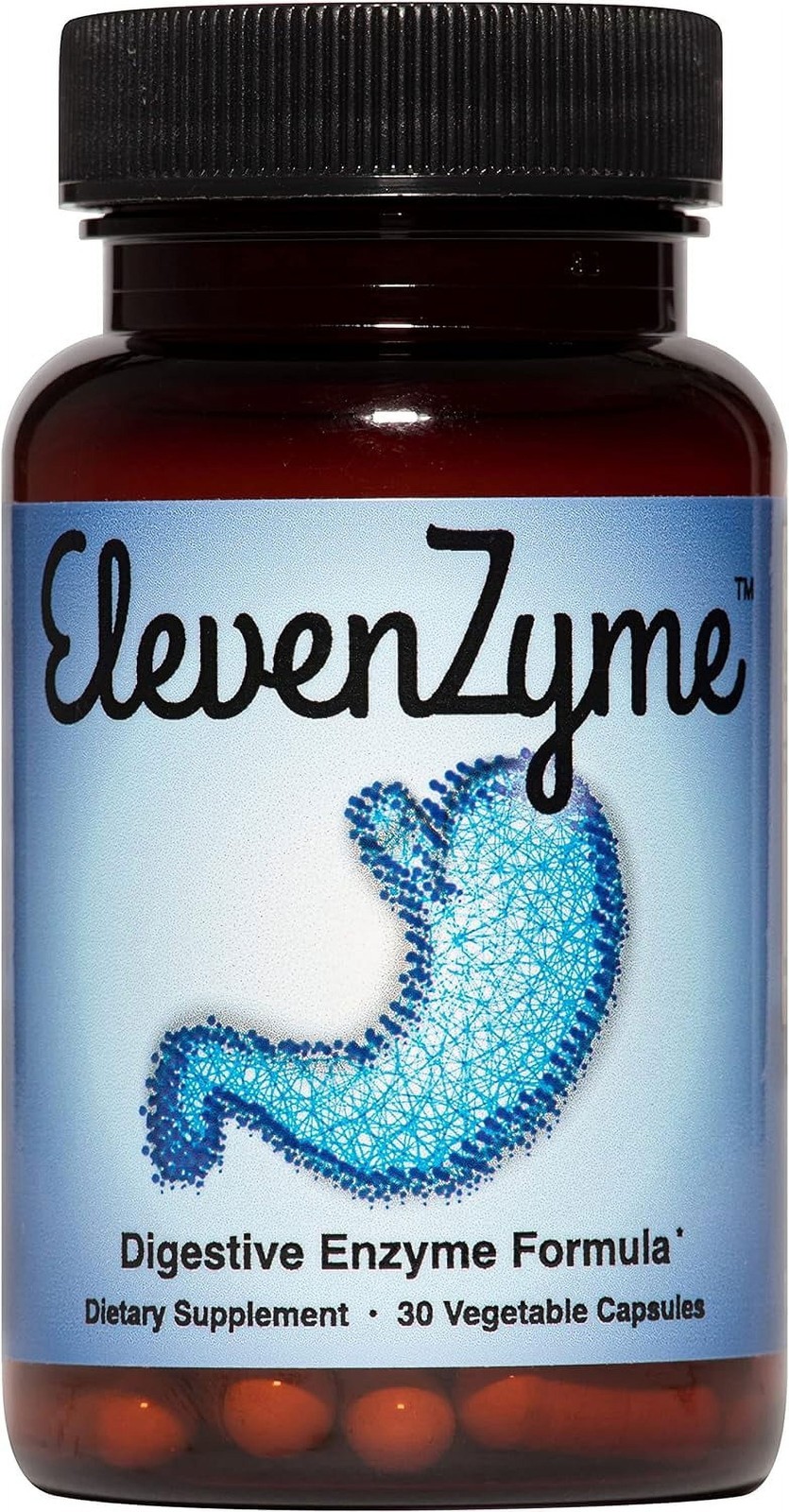 Elevenzyme – Natural Digestive Enzyme Supplement – Non-Gmo, Vegan