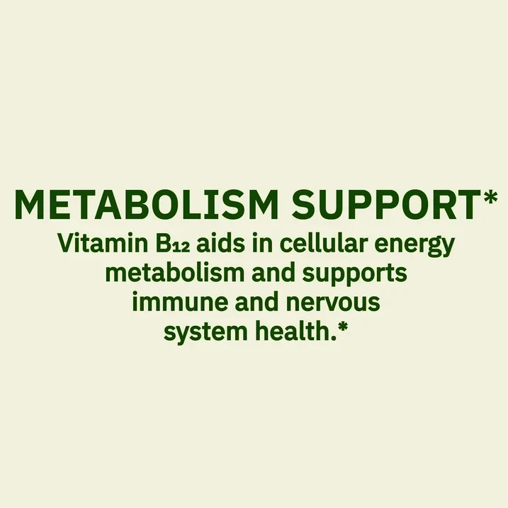 Spring Valley Vitamin B12 1000 mcg Timed-Release Tablets – 60 Count or 300 Count