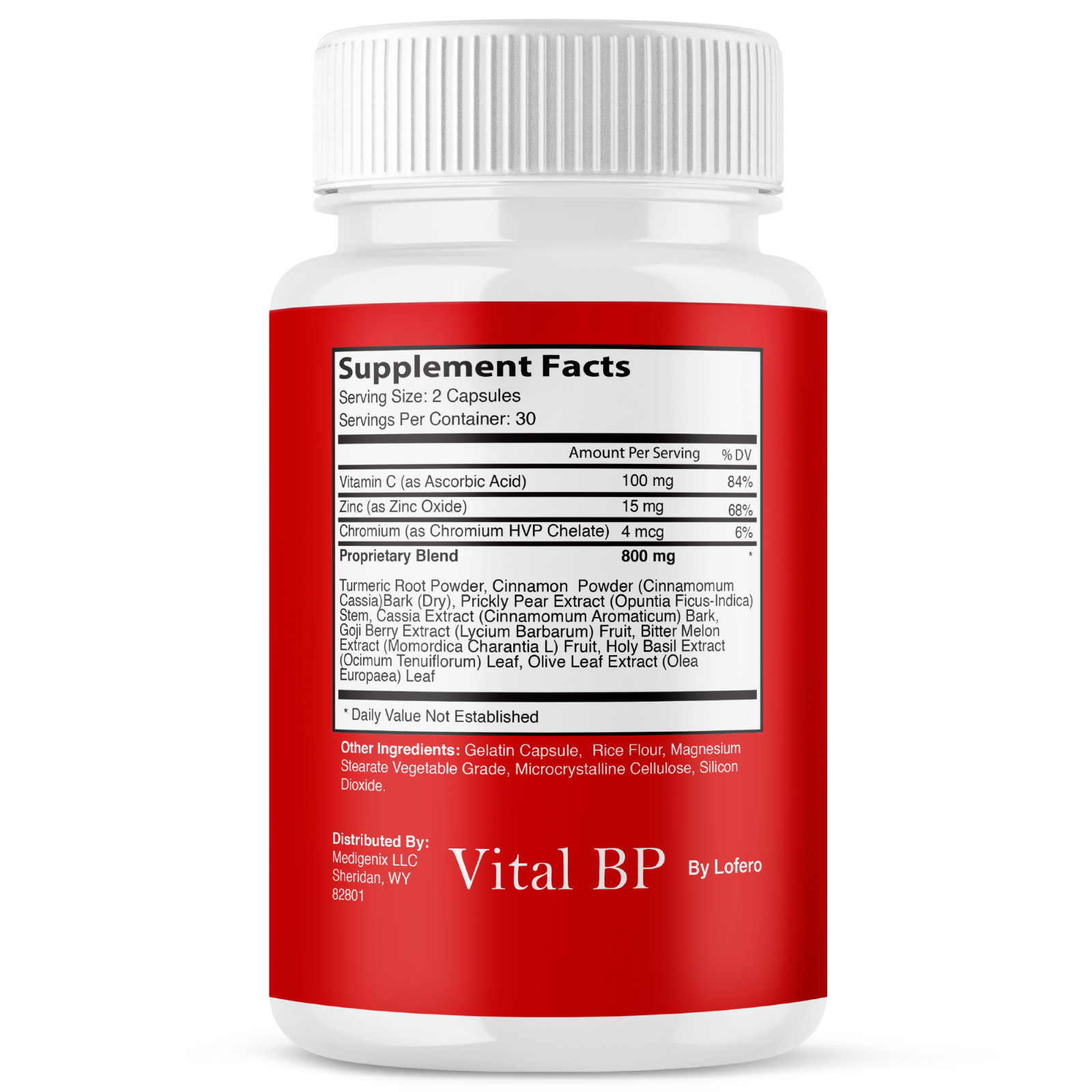 (2 Pack) Vital BP Capsules VitalBP Total Cardiovascular Health Pills (120 ct)
