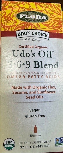 Flora Udo’S Oil 3-6-9 Blend 32 Oz FREE SAME DAY SHIPPING BB 5/2026-5/2027