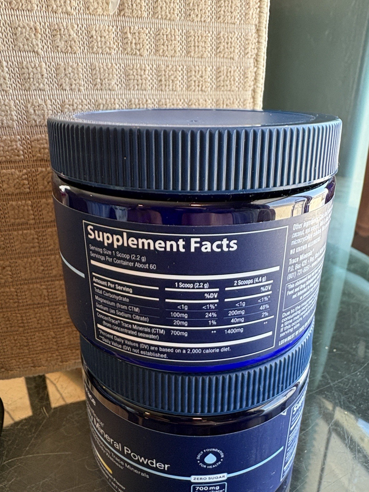 Trace Minerals ConcenTrace Daily Mineral Powder Supports Energy, Digestion &…