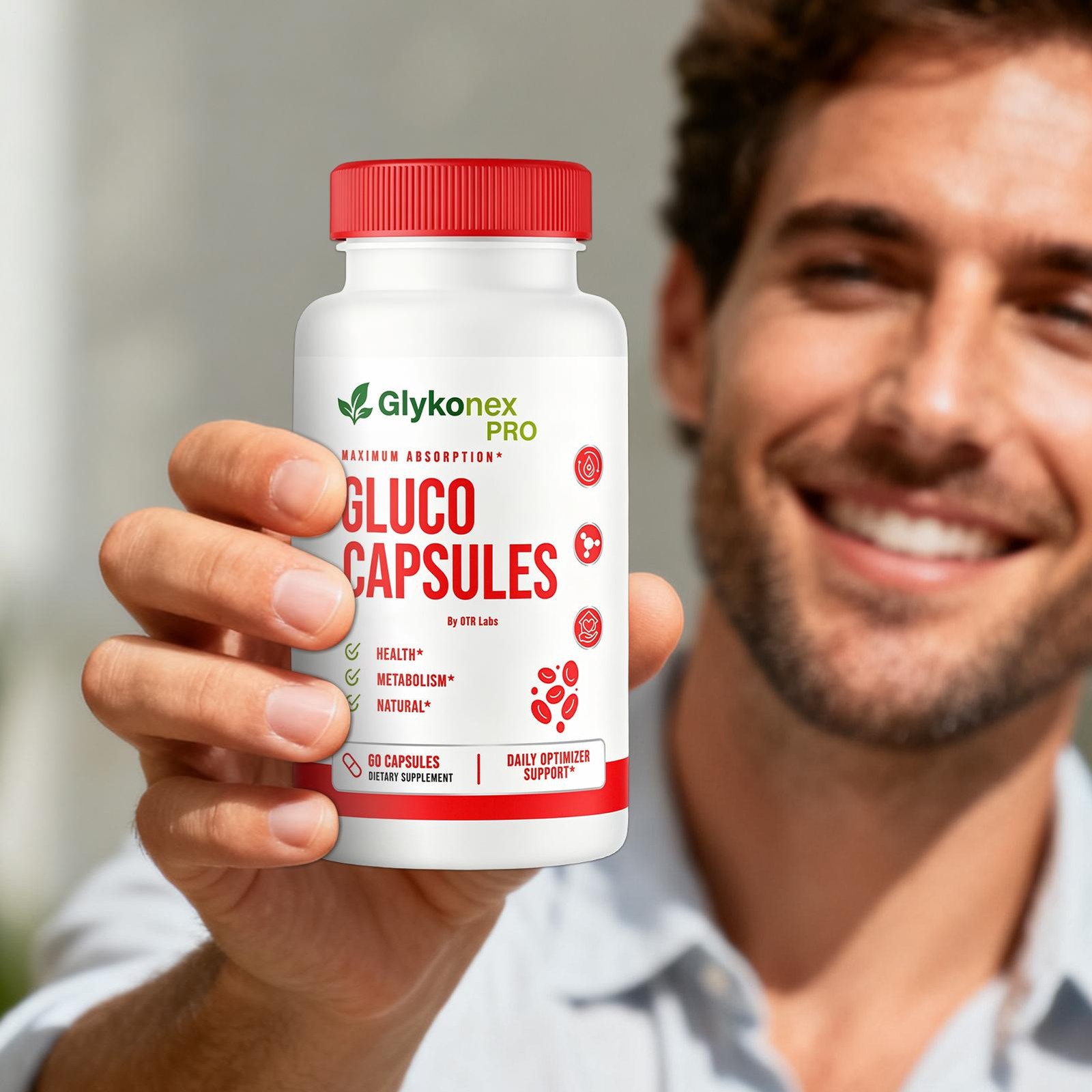 3Pack GlykoNex Gluco Capsules Blood Health Support Dietary Supplement 60Capsules