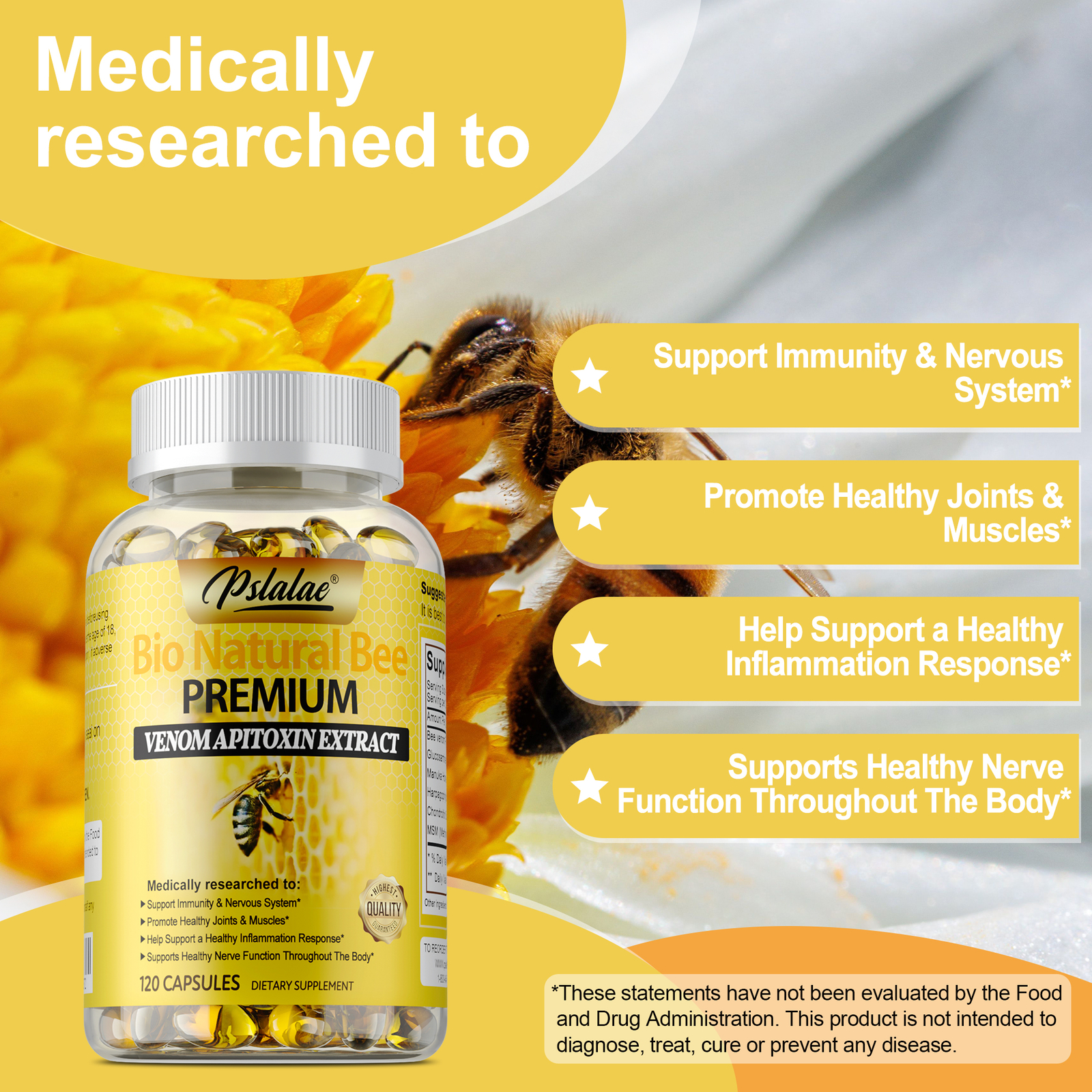 Bio Natural Bee Premium – Promote Joint Health and Increase Muscle Strength