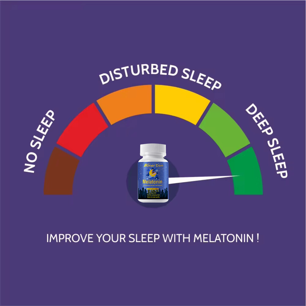 Easy-to-swallow sleep capsules – Nighttime sleep aid for longer, better sleep