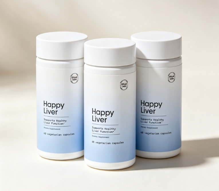 Happy Liver by Ritual Labs 60 Vegetarian Caps Dietary Supplement Healthy Liver