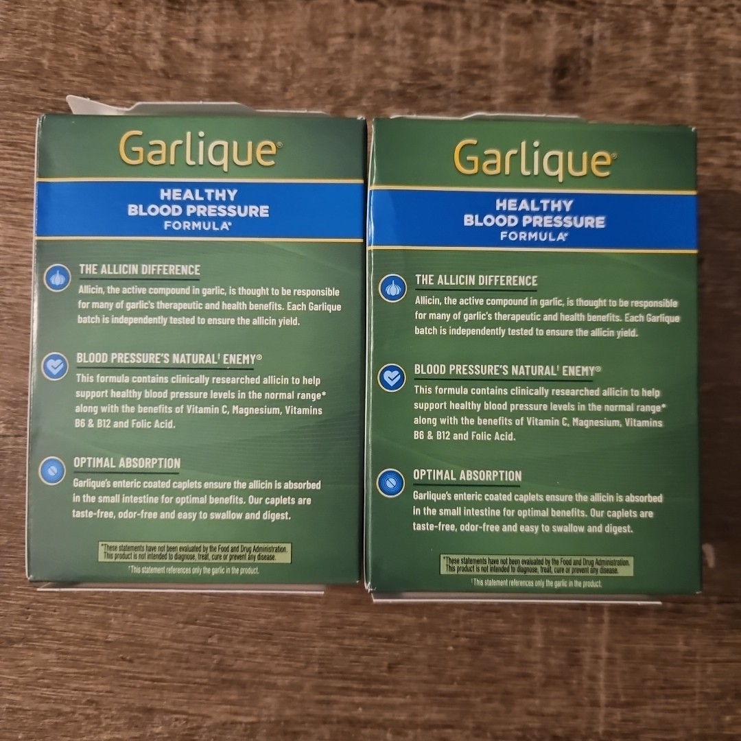 Garlique Garlic Healthy Blood Pressure Formula 60 Cap X2 Exp 2027+
