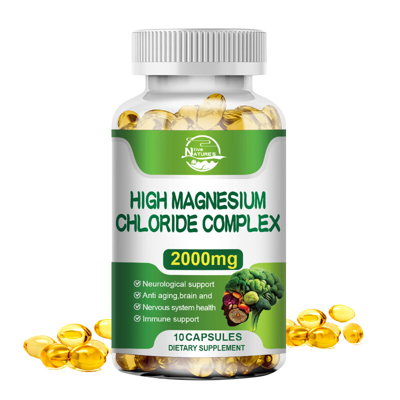 Magnesium Citrate Capsules-2000mg of Magnesium Citrate & Oxide 10/60/120 Caps