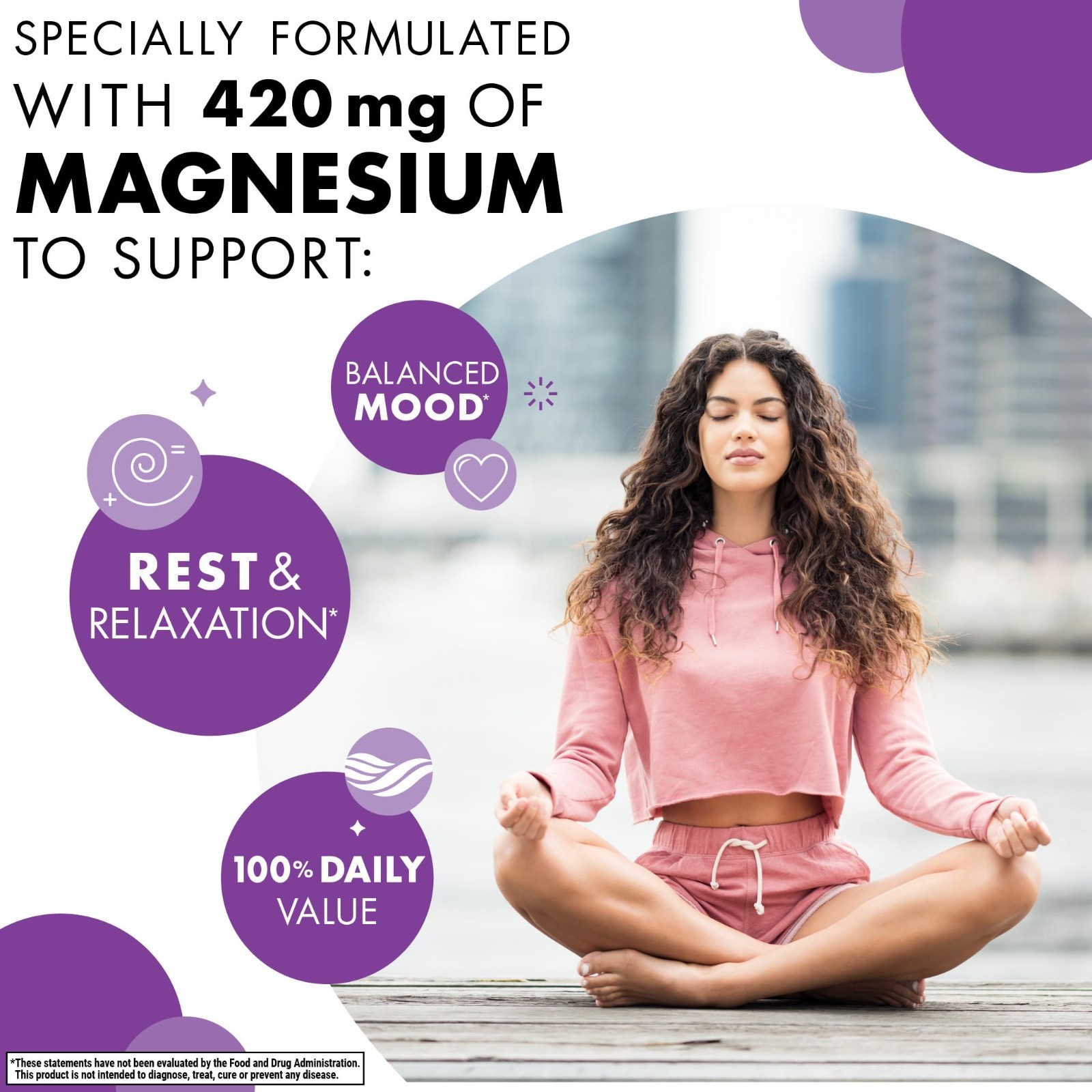 Simply Calm Powder for Stress Relief & Muscle Cramps, Vegan, Gluten-Free, 16oz