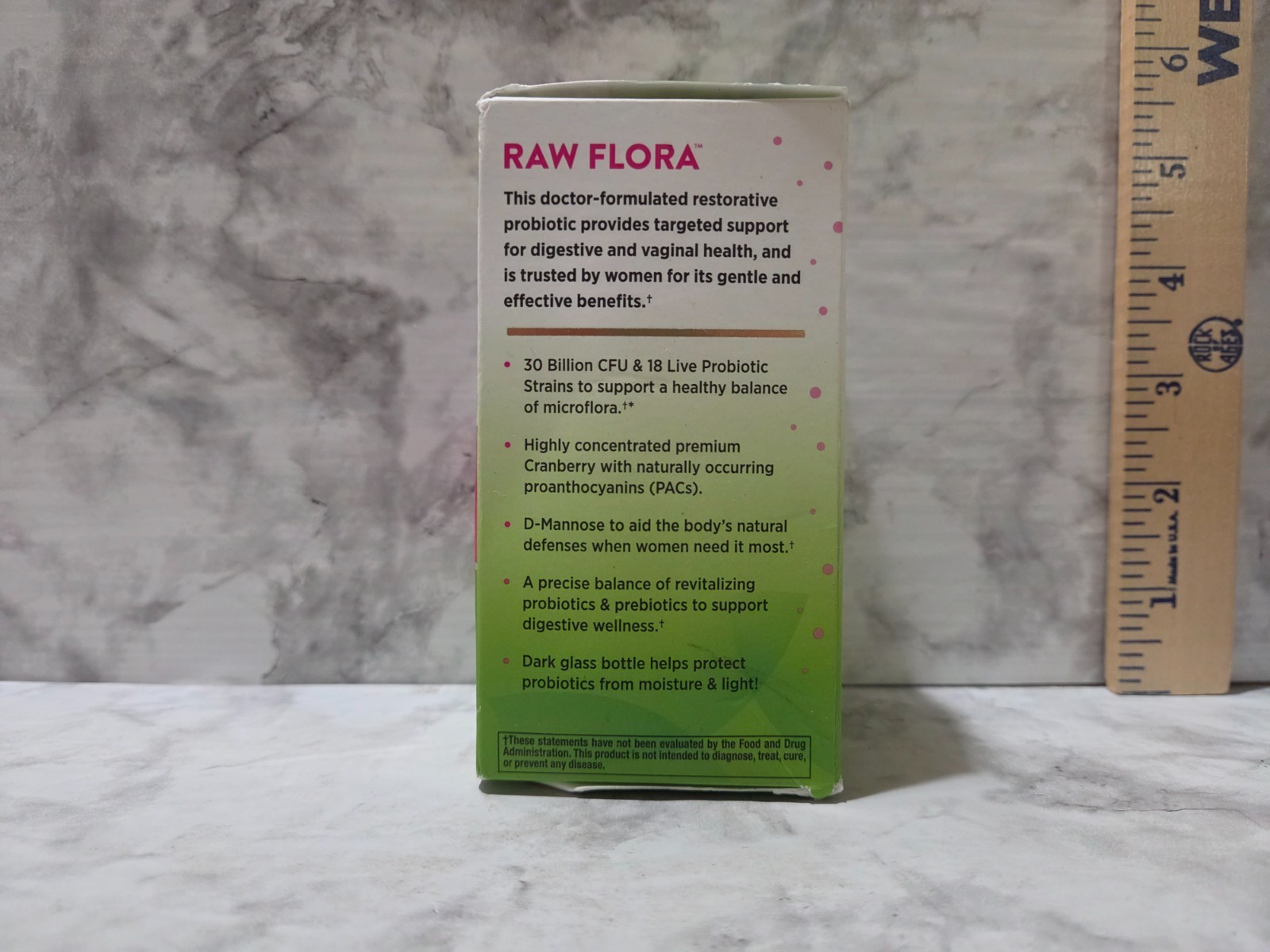 Nature’s Truth Women’s Care Raw Flora Probiotic-18 30B CFU 33 Capsules 8/2026