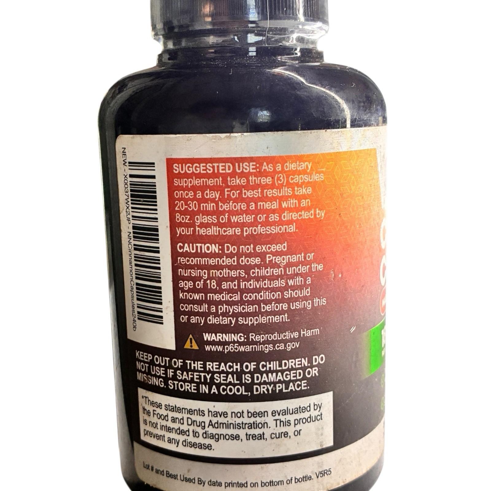 Nature’s Nutrition Turmeric Curcumin BioPerine 1950mg 240 Count Exp 01/2025