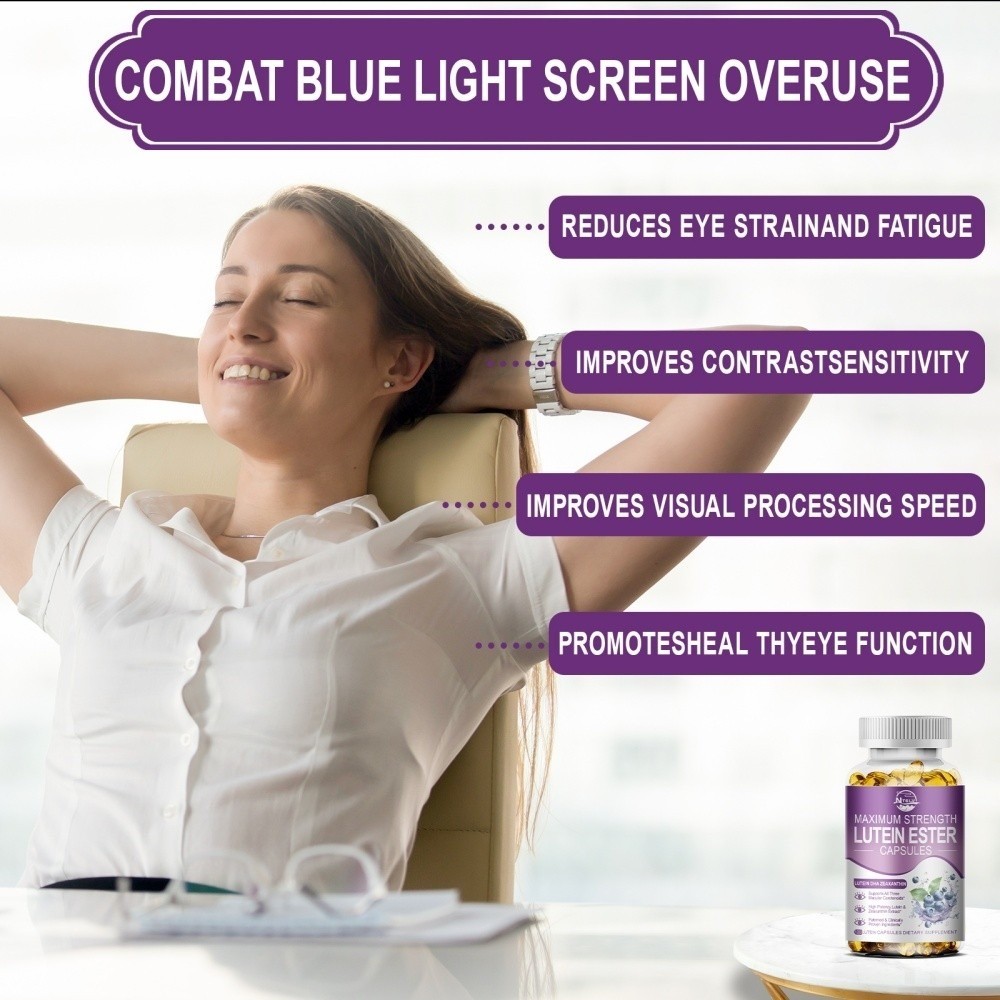 Lutein capsules help with retinal protection and anti-inflammatory effects 120pc