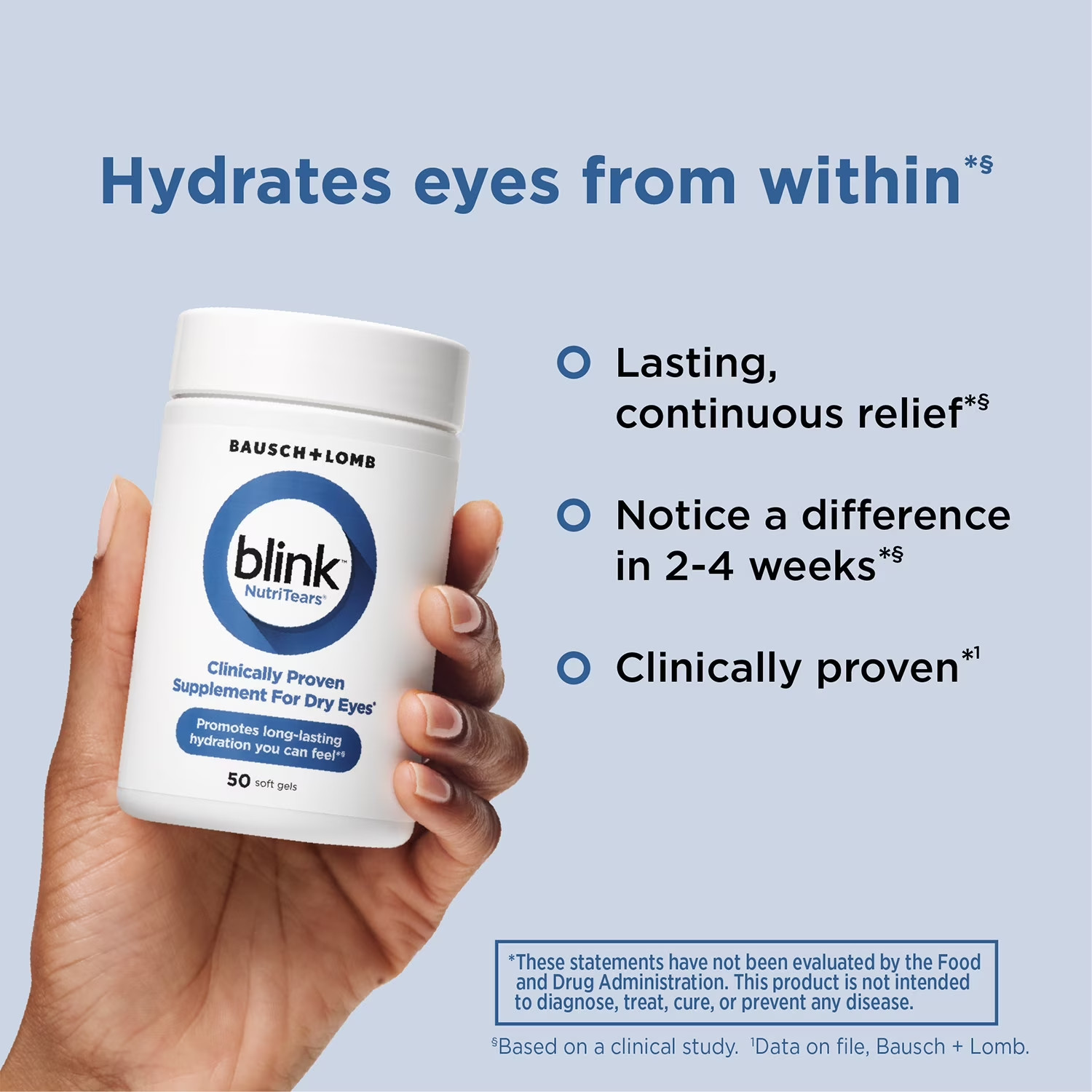 NutriTears Dry Eye & Vision Health Softgels 50 Count