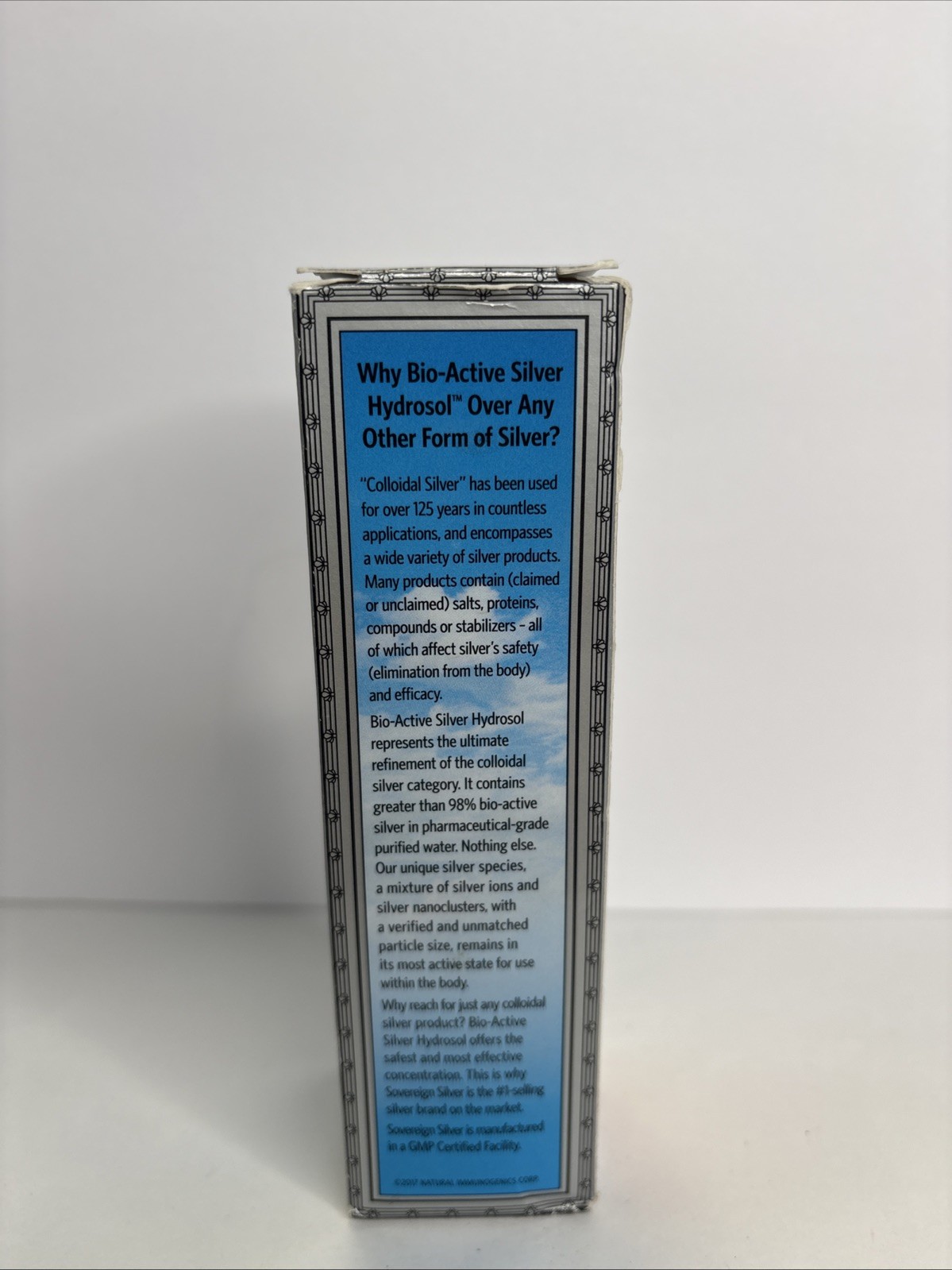 Sovereign Silver immune support vertical spay 2 fl oz