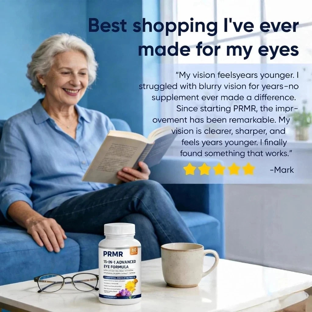 (3 pack) PRMR 15 in 1 Advanced Eye Formula – premium Eye supplement – (180 ct)