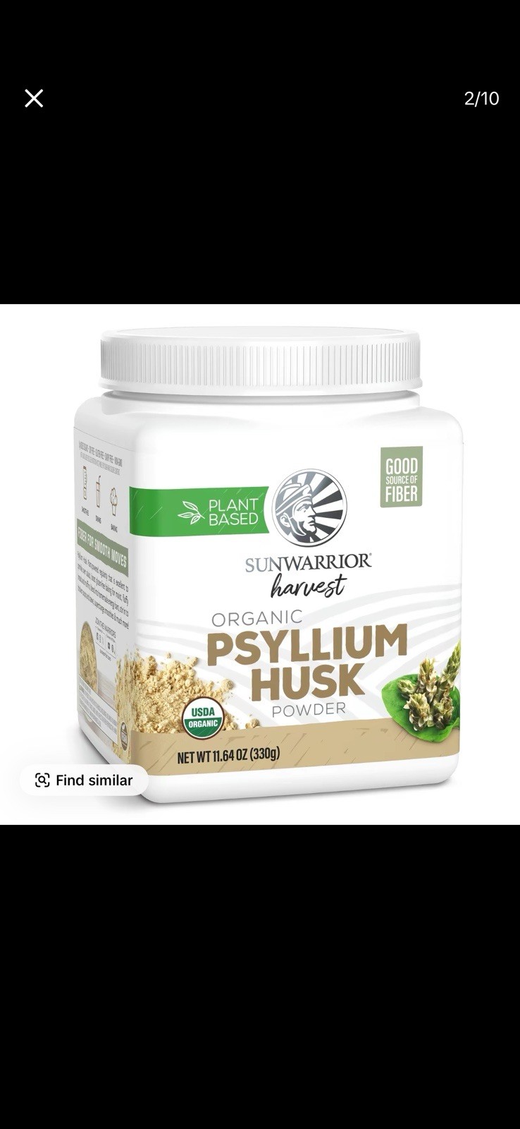 Organic Psyllium Husk Powder – Plant-Based Fiber for Gut Health & Regularity …