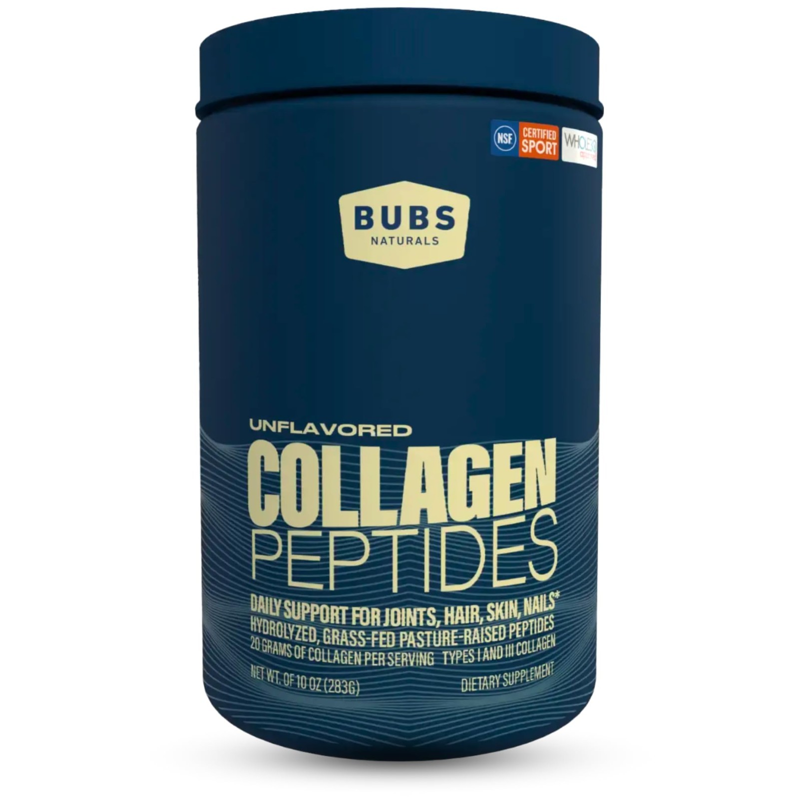 Unflavored Collagen Peptides Powder – Grass Fed, Paleo, Keto, Non-GMO, 10oz