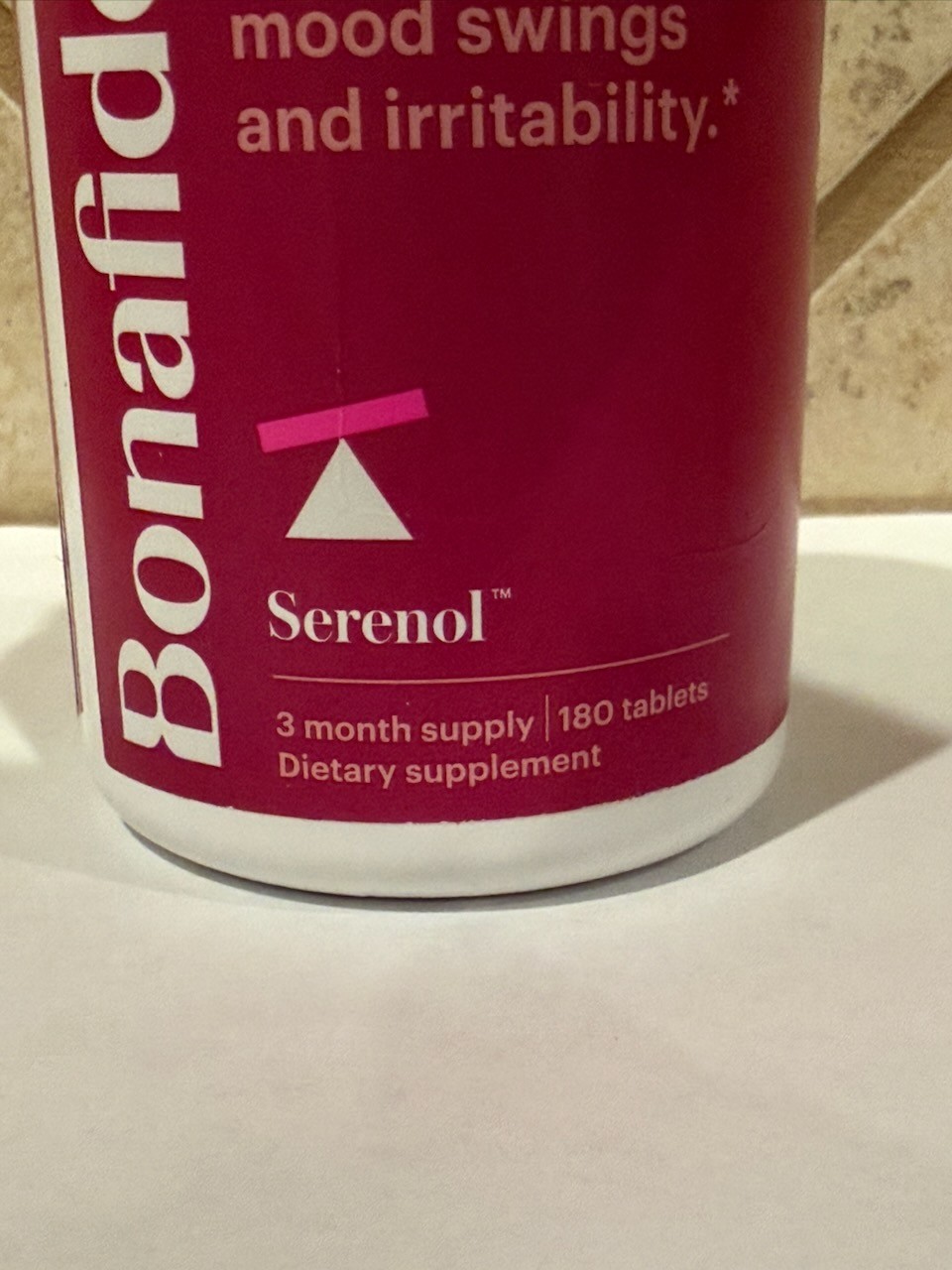 Bonafide Serenol Hormonal Mood Relief 3-Month Supply 180 Tablets 10/2026