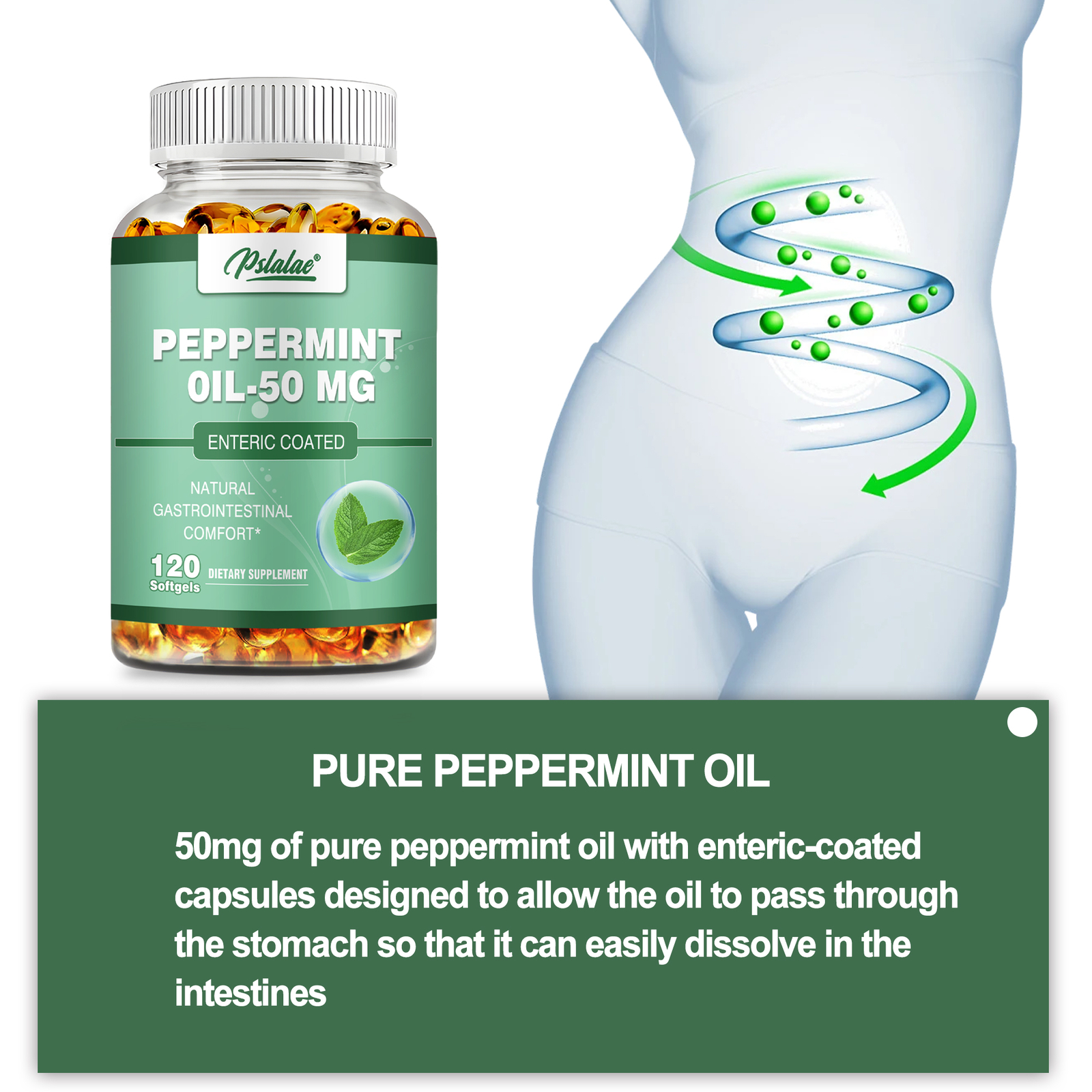 Peppermint- Digestion, Bloating, Stomach & Bowel Relief, Digestive Health