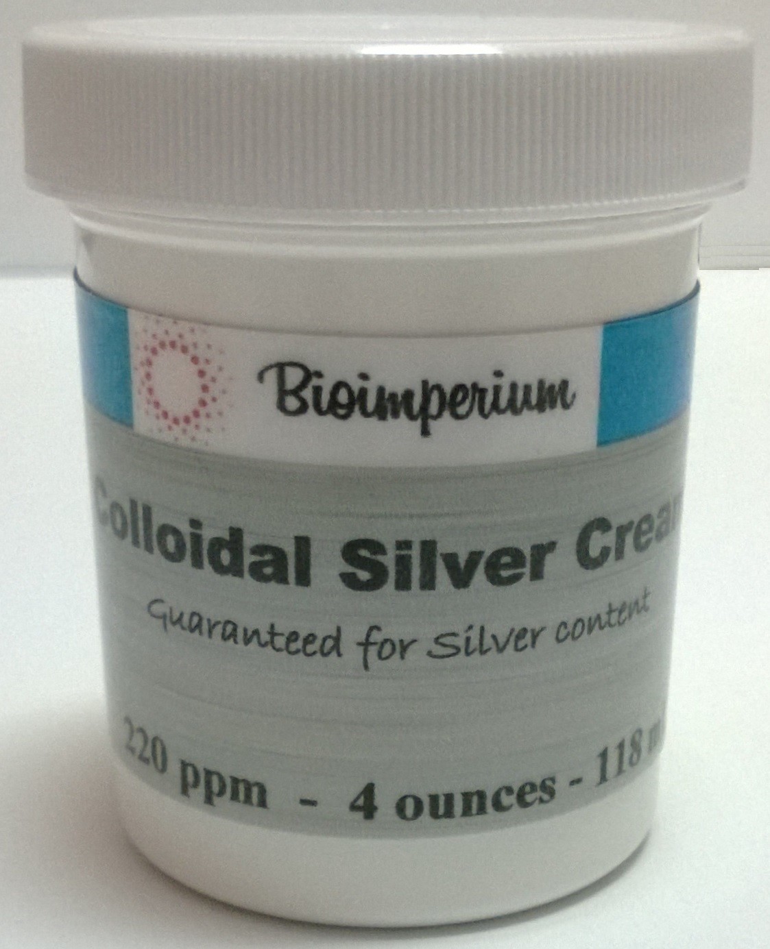 220 ppm colloidal silver feet and body cream 4 oz ounces nano sized – no scents