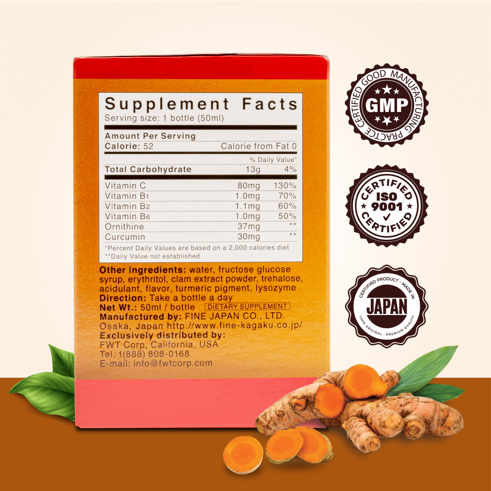 FINE JAPAN Liver Care Drink: Clinical Strength Liver Repair & Detox [3 Boxes]