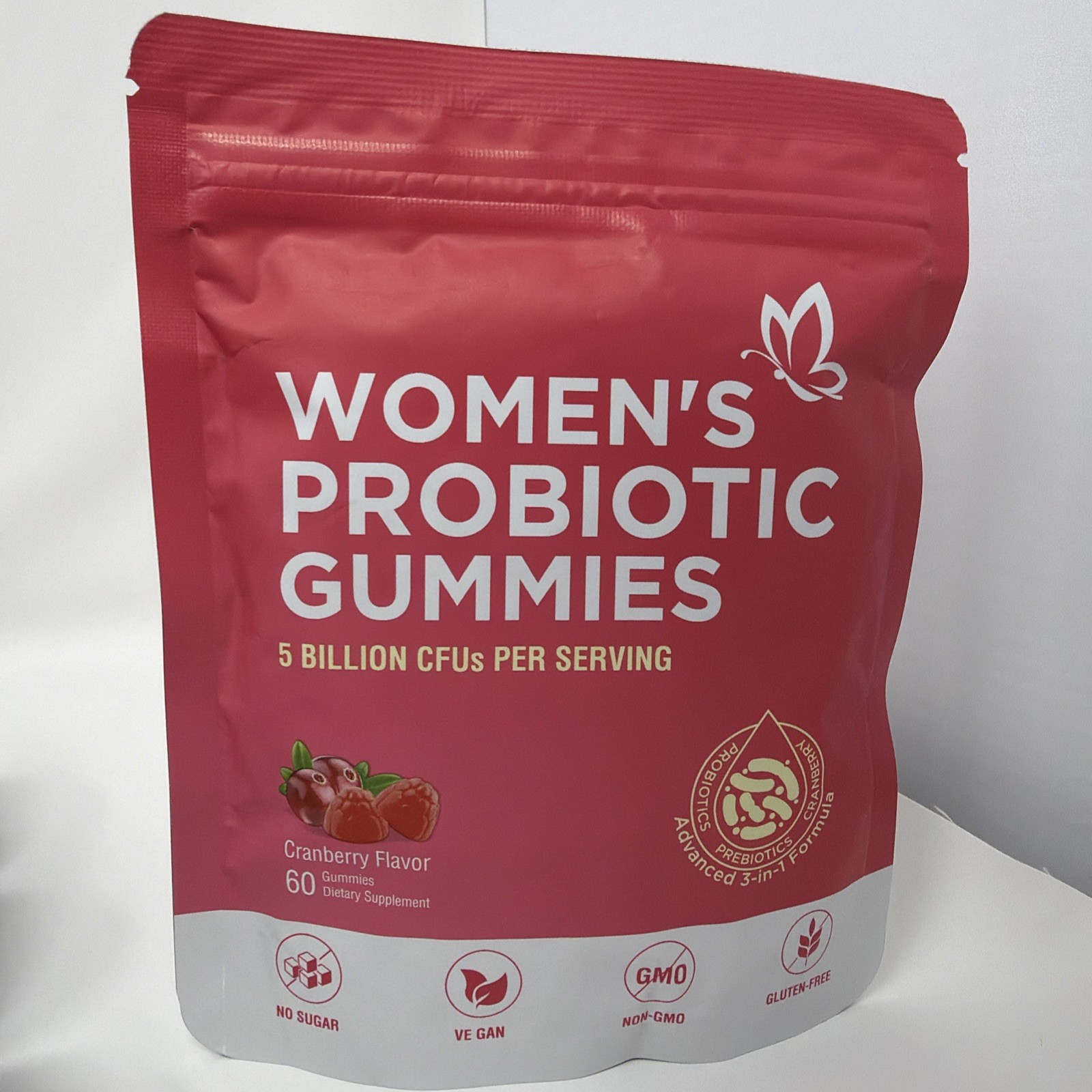 Vaginal Probiotics for Women, Feminine Balance pH Gummies 60ct/1bag