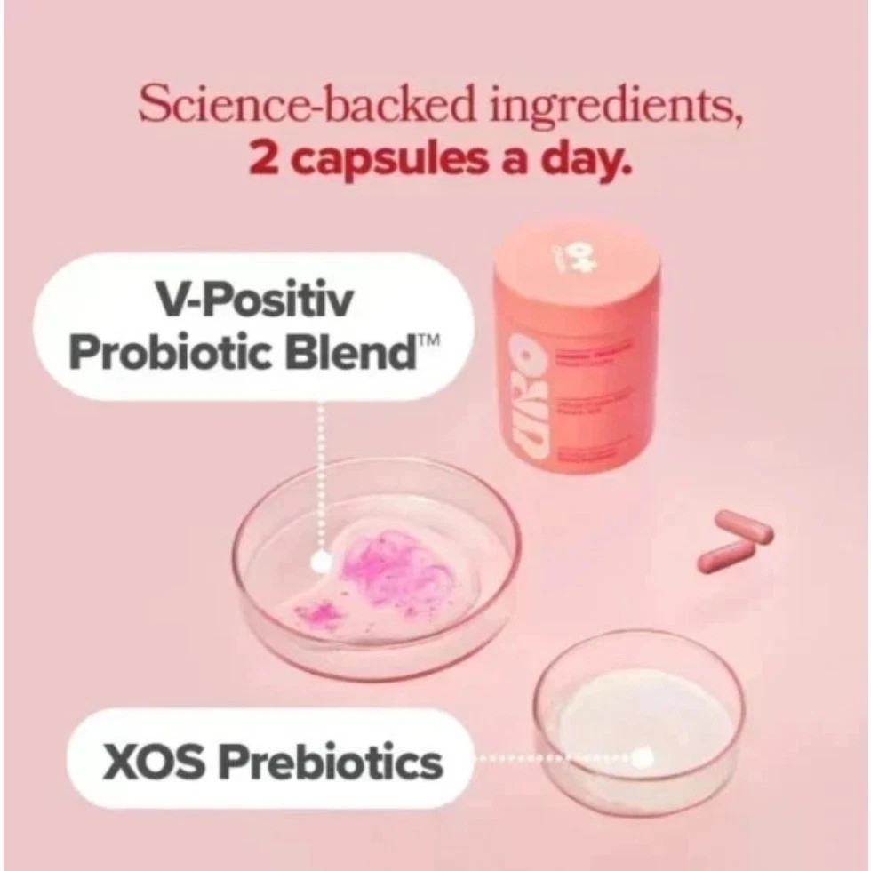 3 PACK URO O Positiv Vaginal Probiotics for Women pH Balance w/ Prebiotic 180 ct