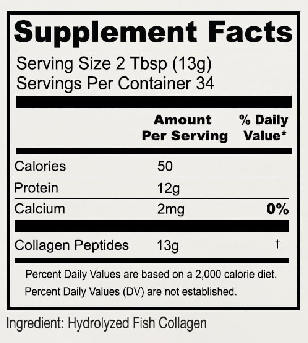 Anthony’s Hydrolyzed Marine Collagen Peptides, Gluten-Free Keto Friendly 1-Pound