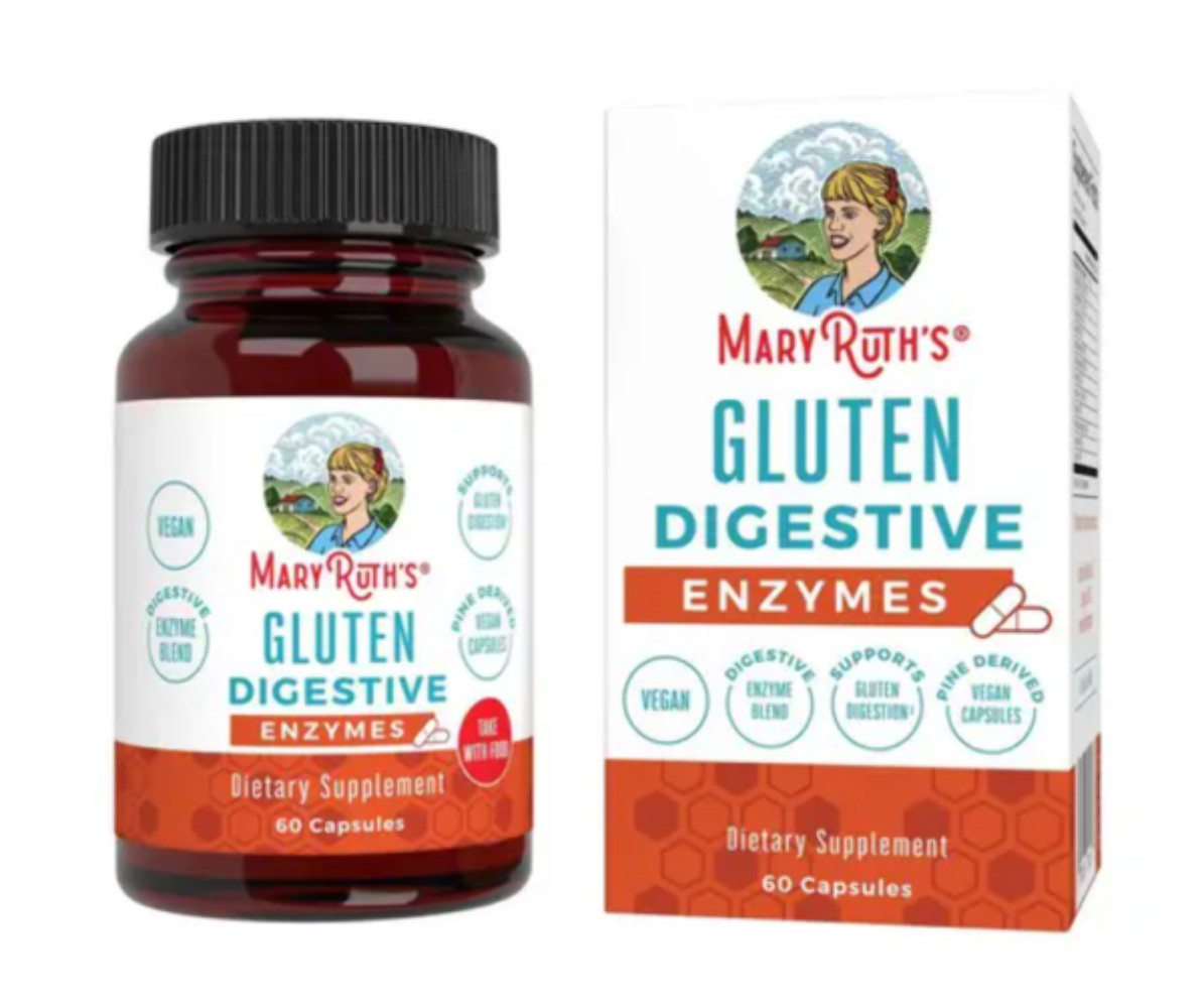 4/27 Mary Ruth’s Gluten Relief Enzymes, 60 Ct