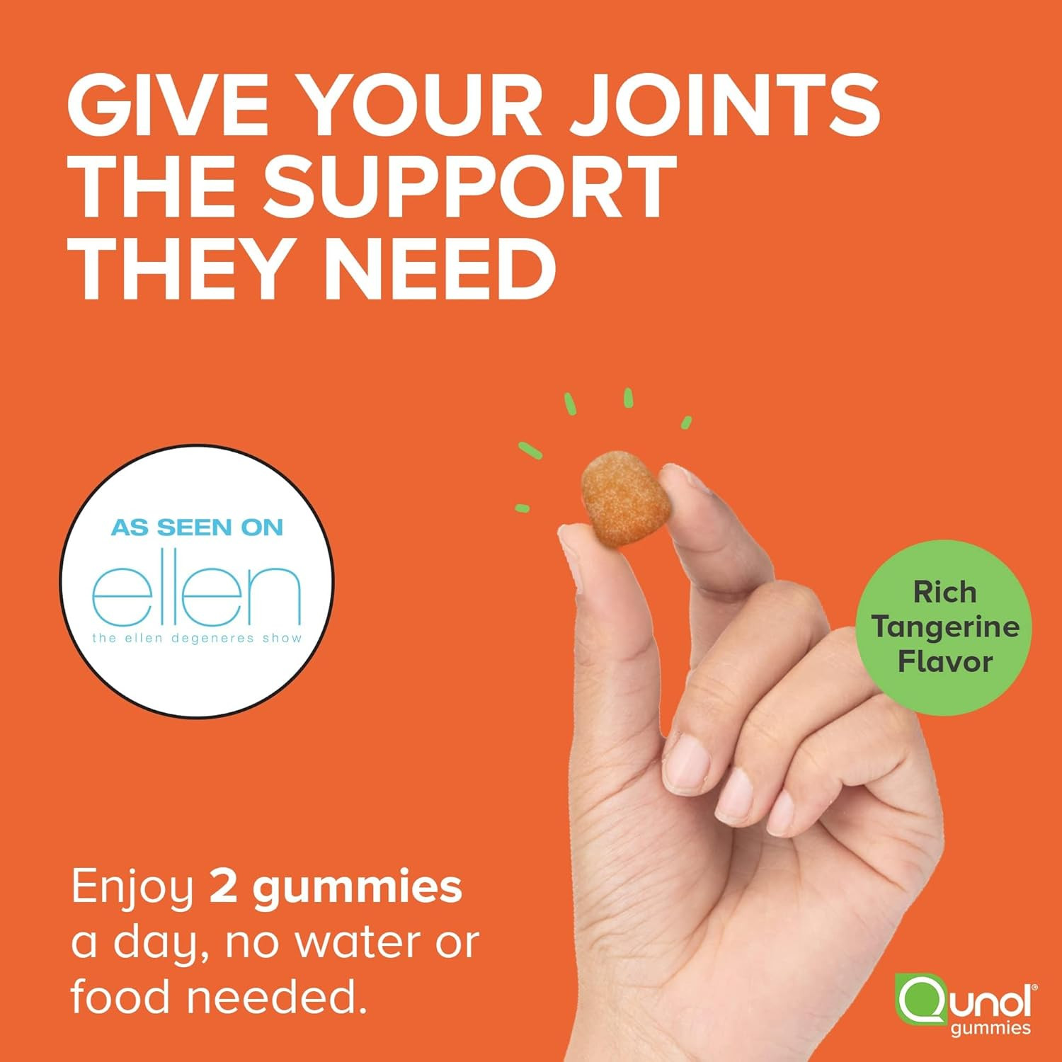 Qunol Turmeric and Ginger Gummies – Joint Support Supplement with Ultra High Abs