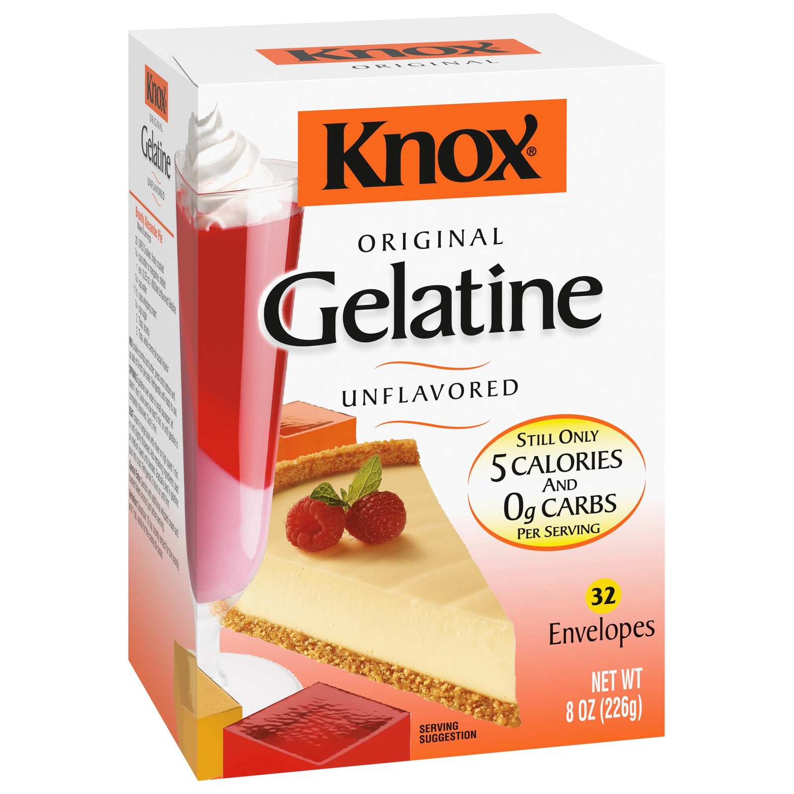 Knox Original Unflavored Gelatin, 32 ct Packets 8 Ounce (Pack of 1)