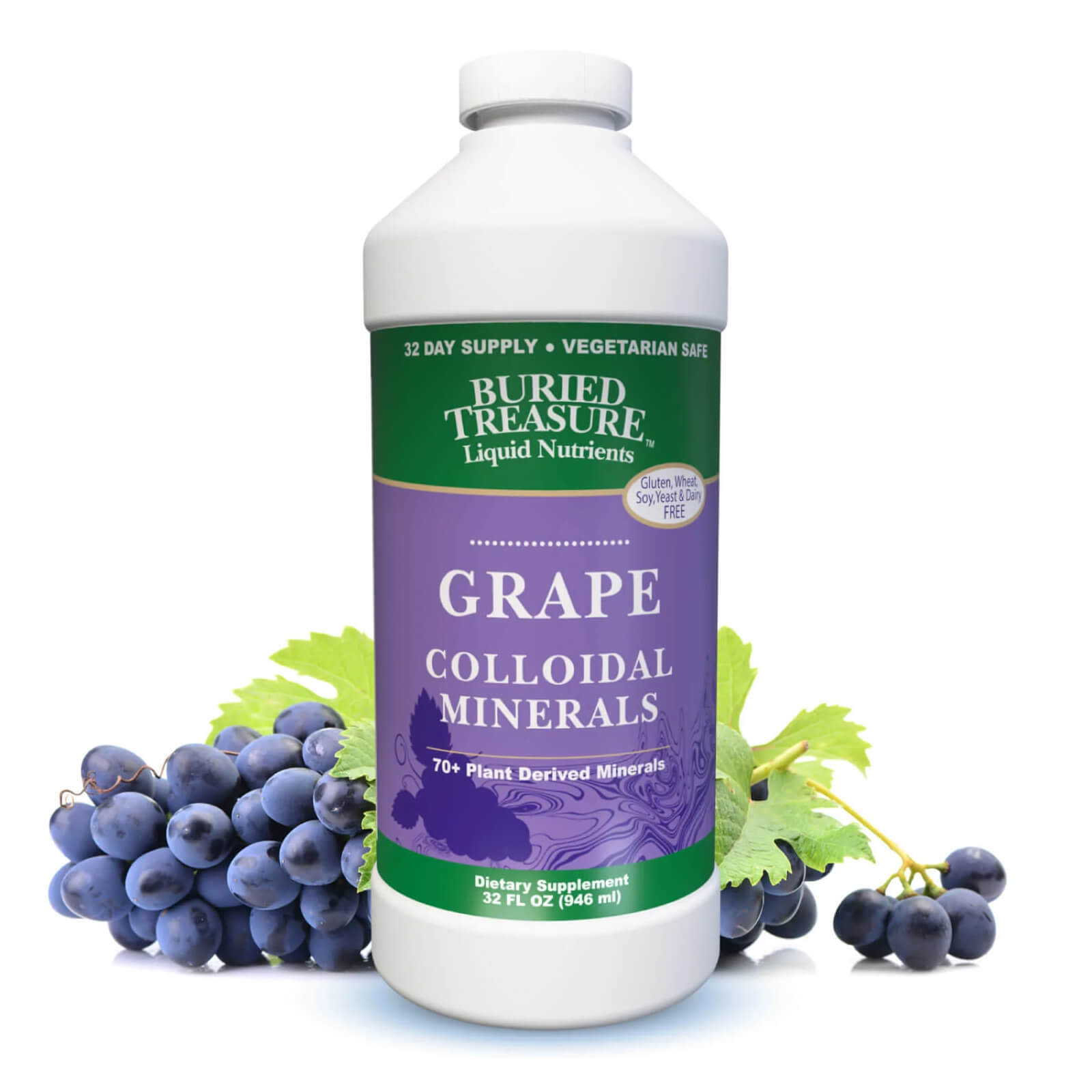 Buried Treasure Concord Grape Minerals 32 fl oz FRESH MADE IN USA