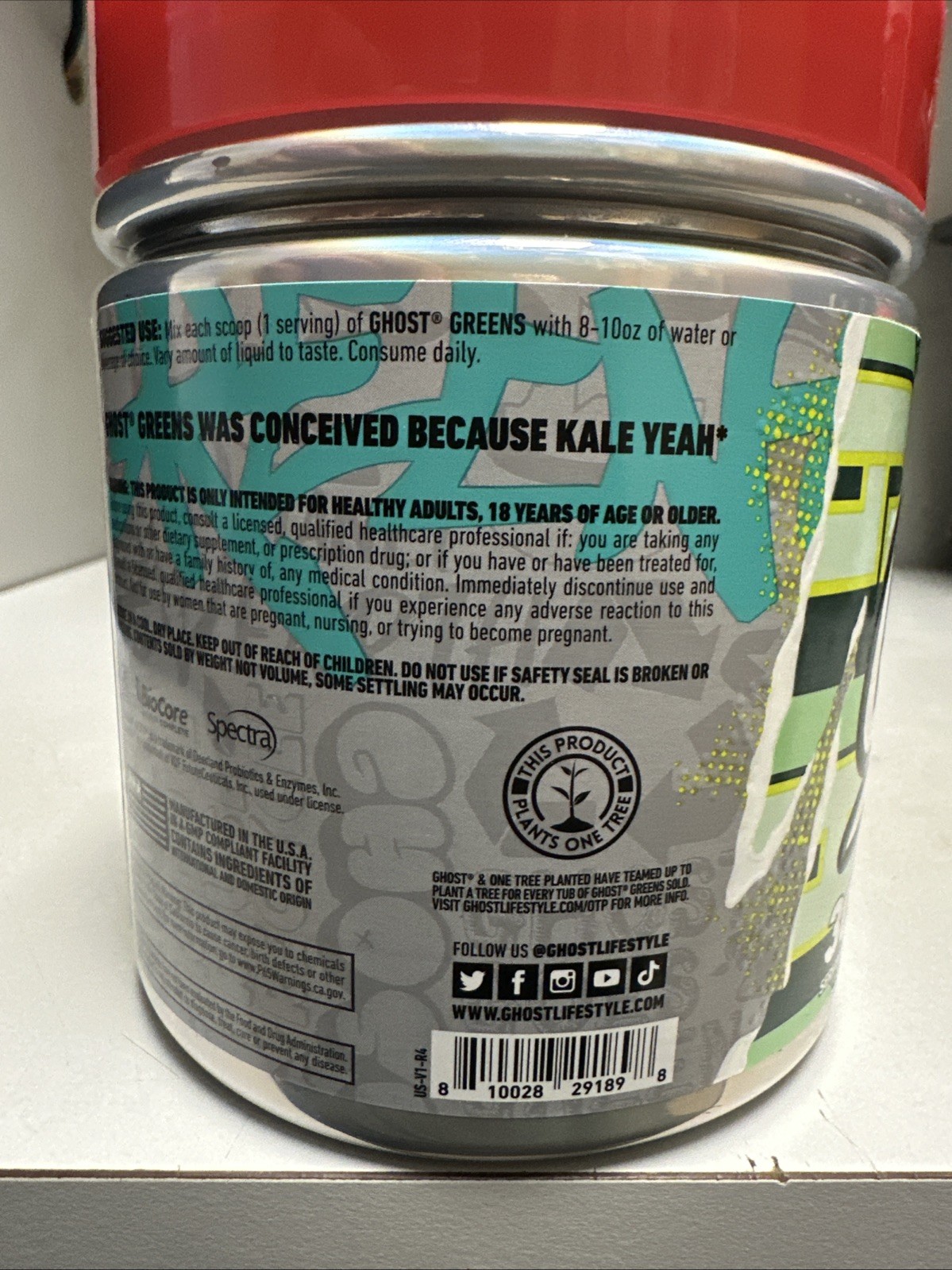 Ghost Greens, Lime, 11.6 oz Exp 07/2026
