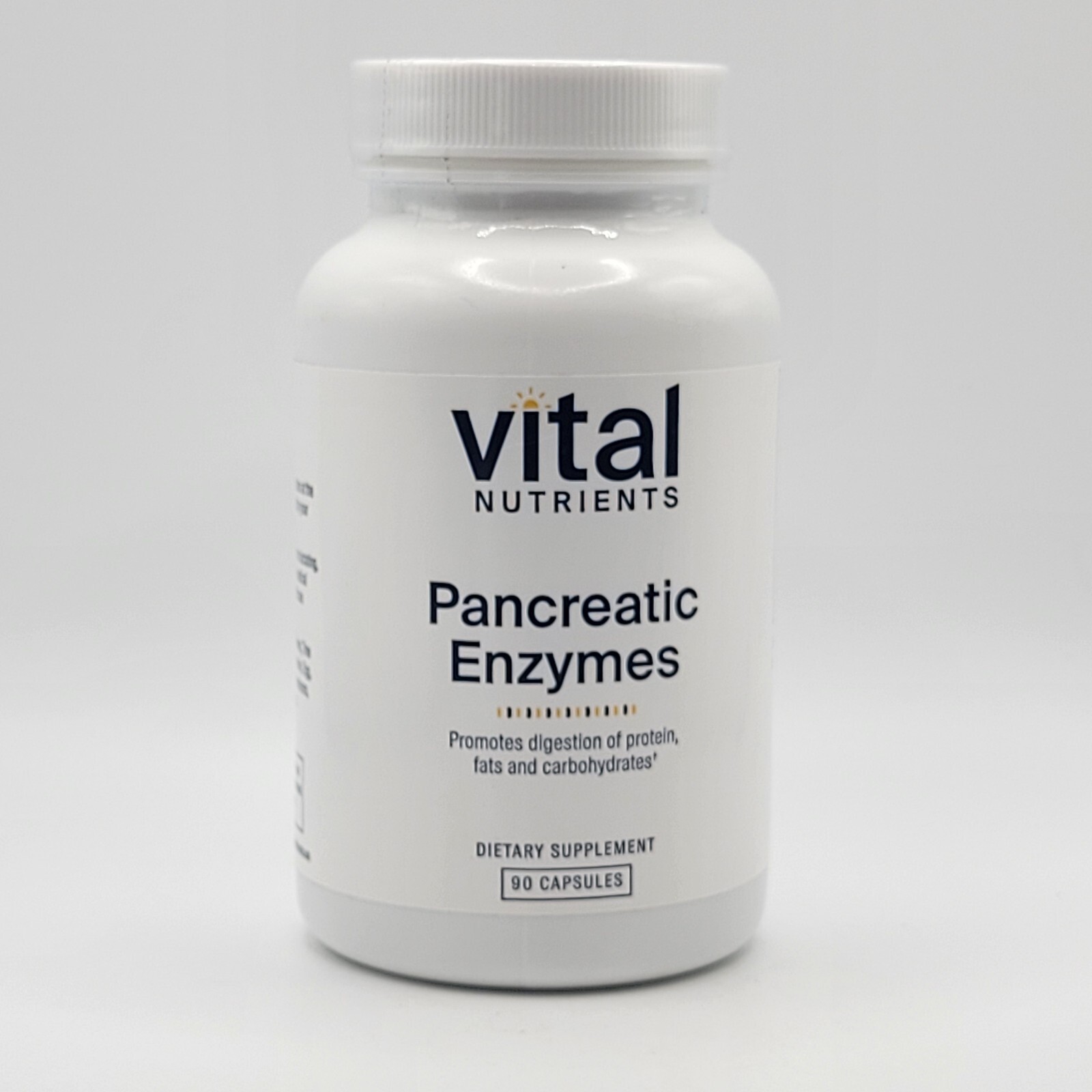 Vital Nutrients PANCREATIC ENZYMES 1000mg 90 Capsules Aids Digestion
