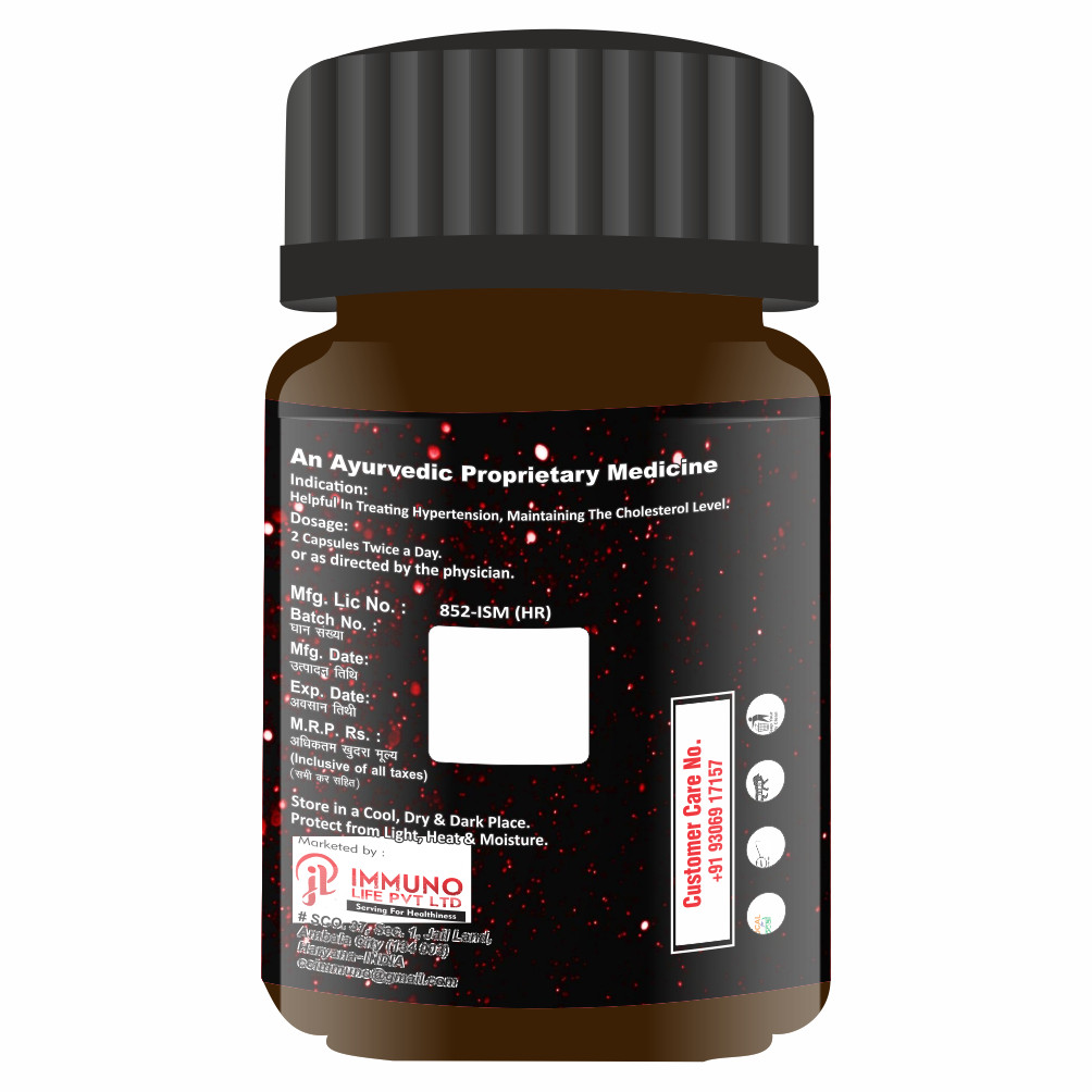 30M B.P. Herbal Ayurvedic Capsules | Heart & Cholesterol Wellness Support