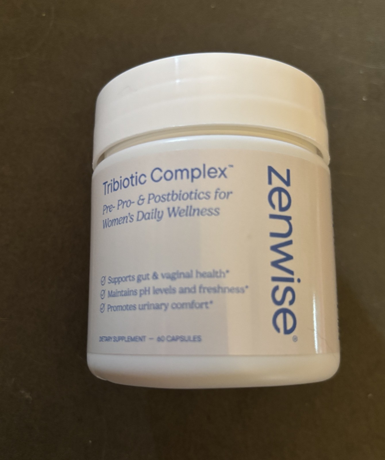 ZenWise Tribiotic Complex Women Daily Wellness 60 Capsules NEW Sealed Bottle