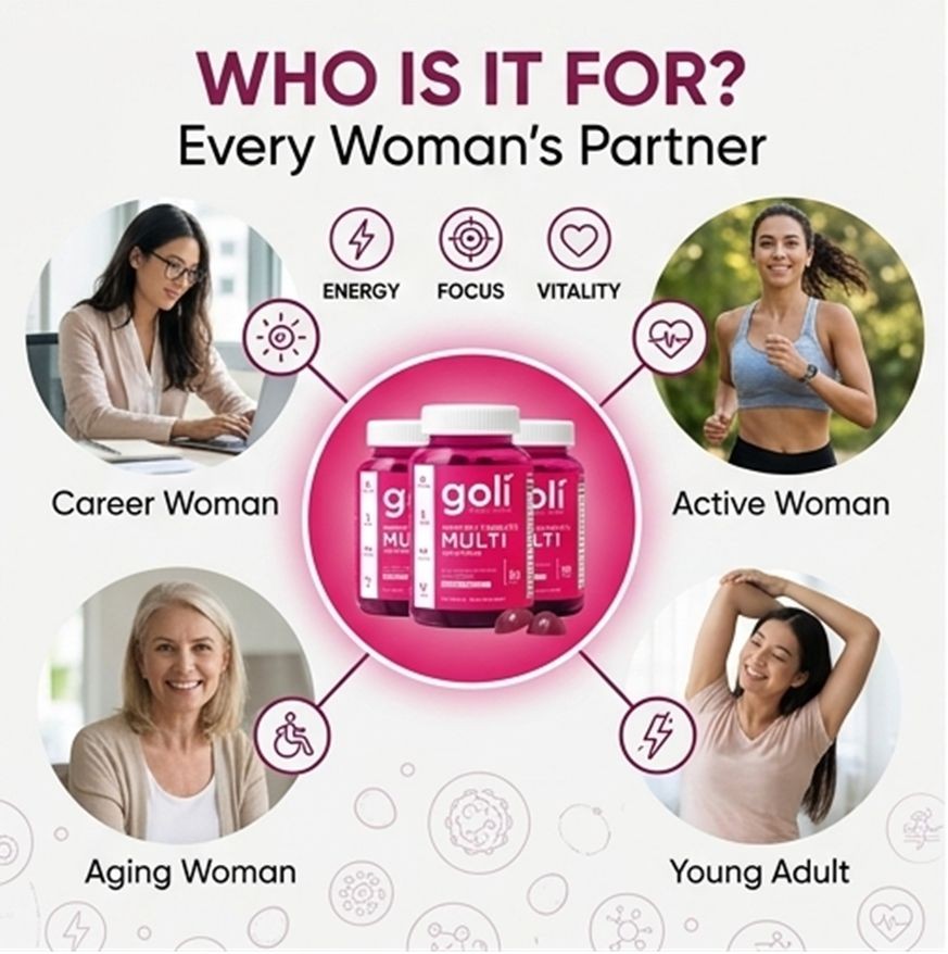 Goli Women’s Complete Multi Gummies 60ct – 2 Pack – Essential Vitamins & Biotin