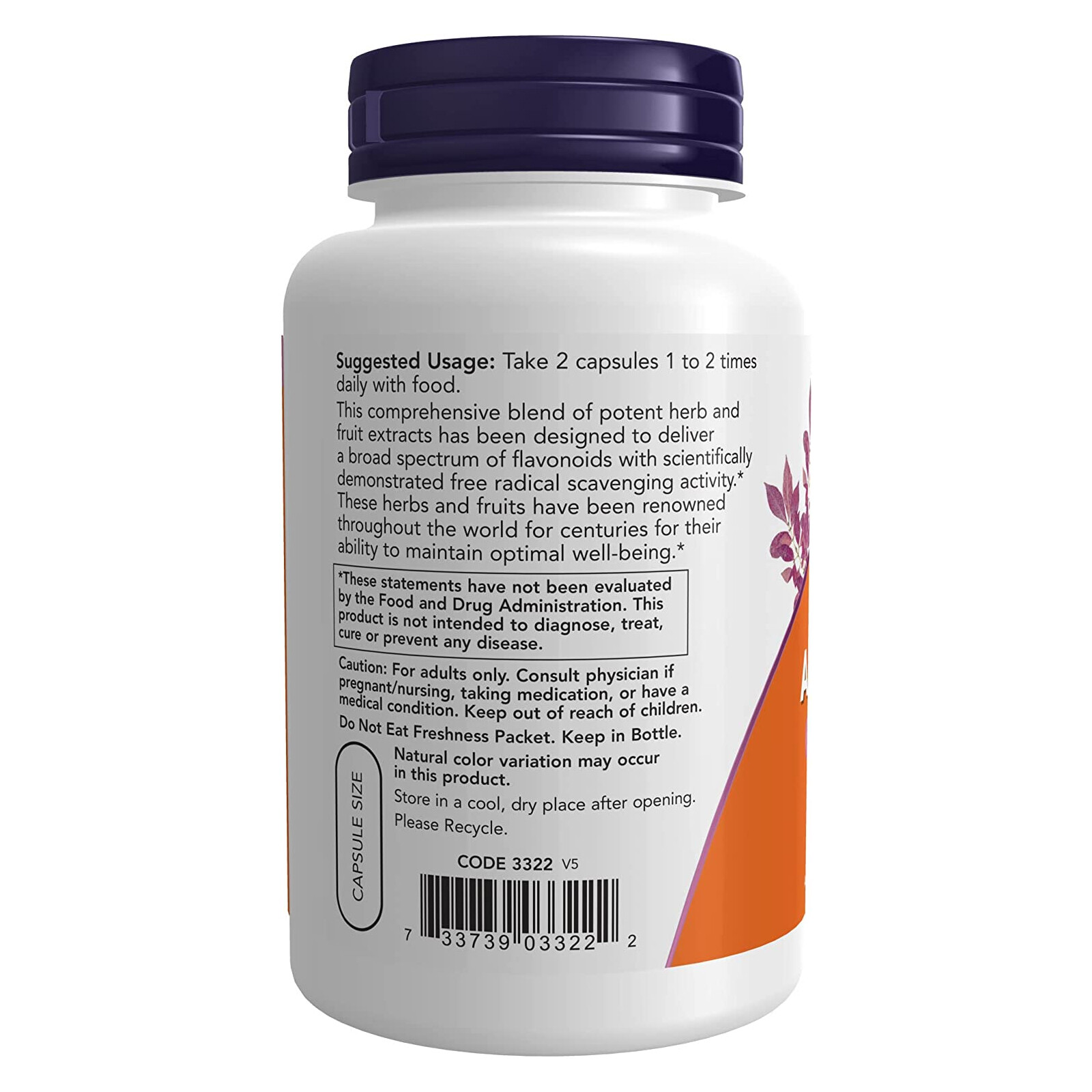NOW Super Antioxidants – 120 Veg Caps, with Herbal Extracts for Immune Support