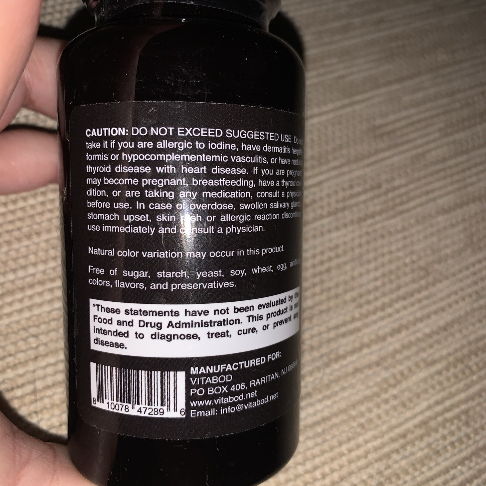 Anti Radiation Potassium + Iodide Tablets, 130mg – 150 Tablets adults & children