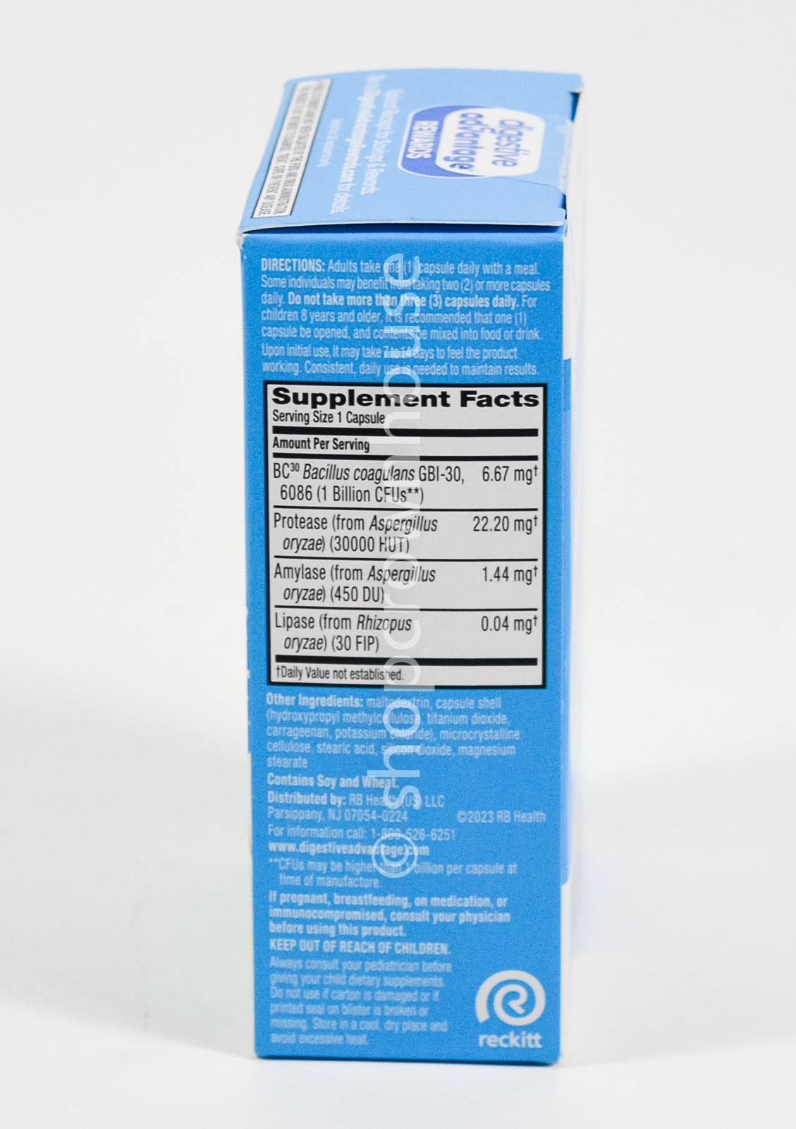 Digestive Advantage INTENSIVE BOWEL SUPPORT Daily Probiotic 32 capsules 04/2027